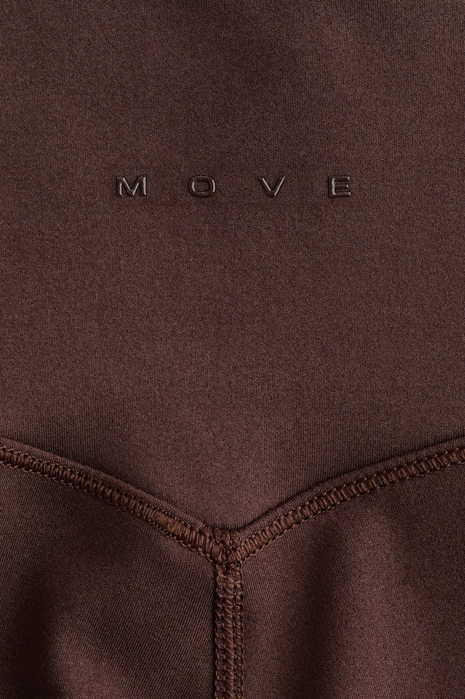 Sports leggings with SoftMove™-Brown - 4