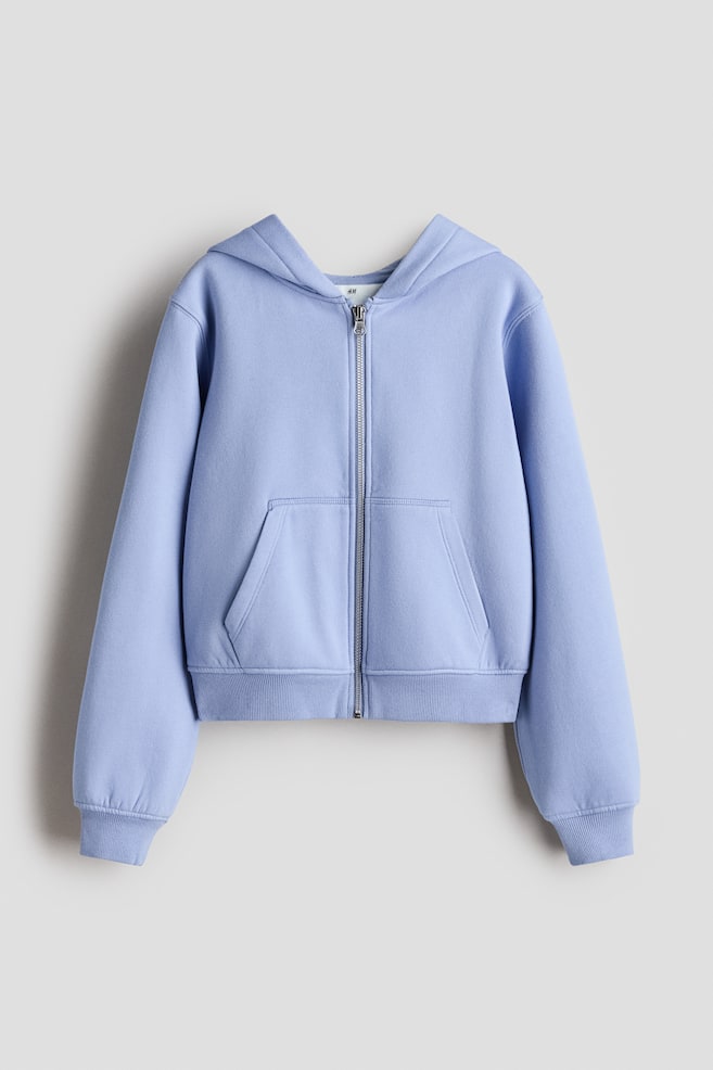 Hoodiejacke - Hellblau/Cremefarben meliert/Hellrosa/Hellgraumeliert/Helltürkis/Braun - 1