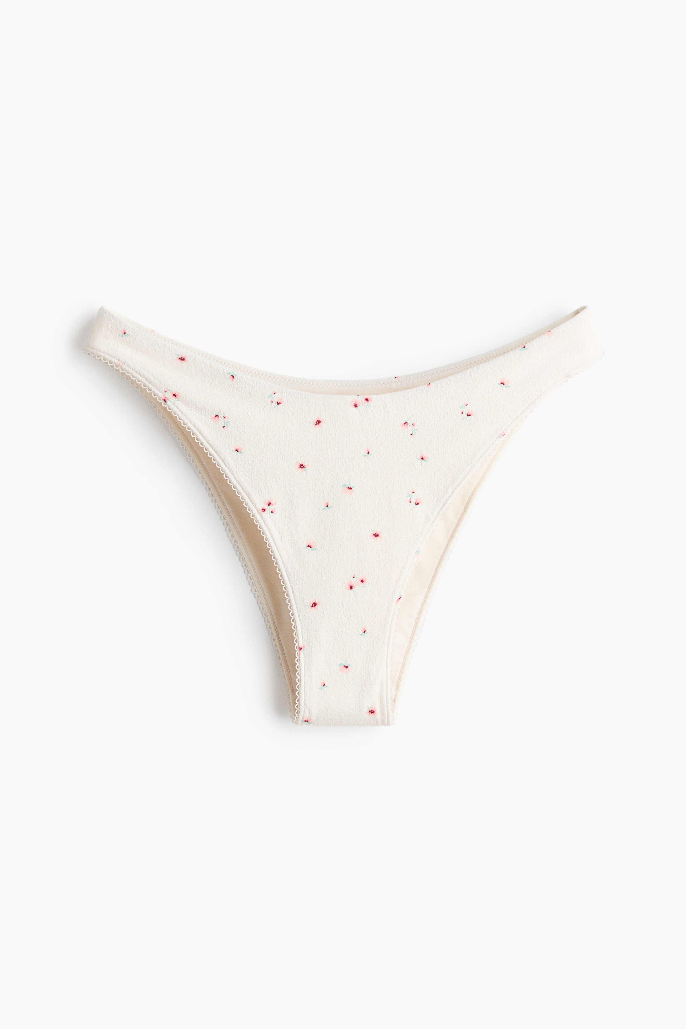 Cheeky bikini bottoms - Cream/Floral