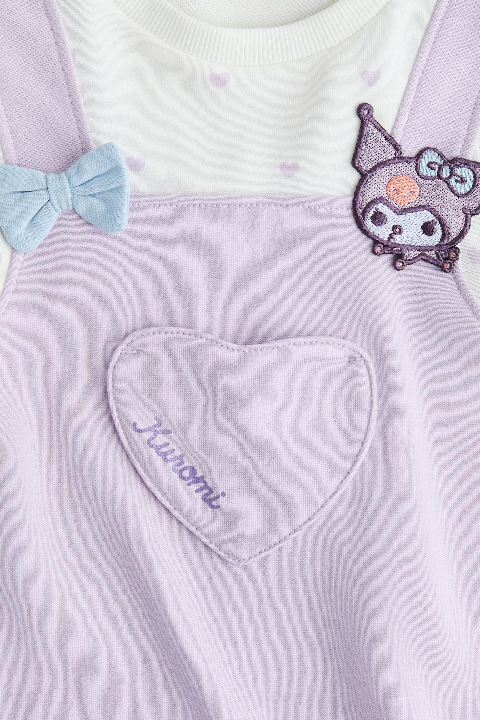 デザインスウェットワンピース - ライトパープル／クロミ/ライトブルー／シナモロール/ブラック／クロミ - 3