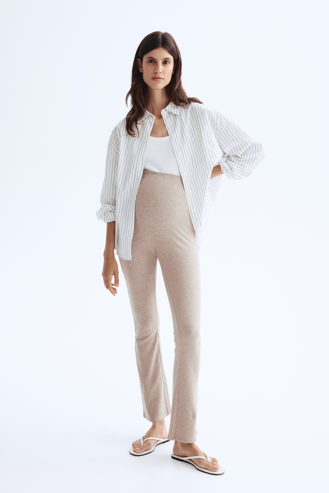 MAMA Before & After Pantaloni a costine - Beige/Nero - 2
