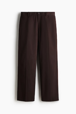 Dressad byxa i bomulls- och lyocellmix Relaxed Fit
