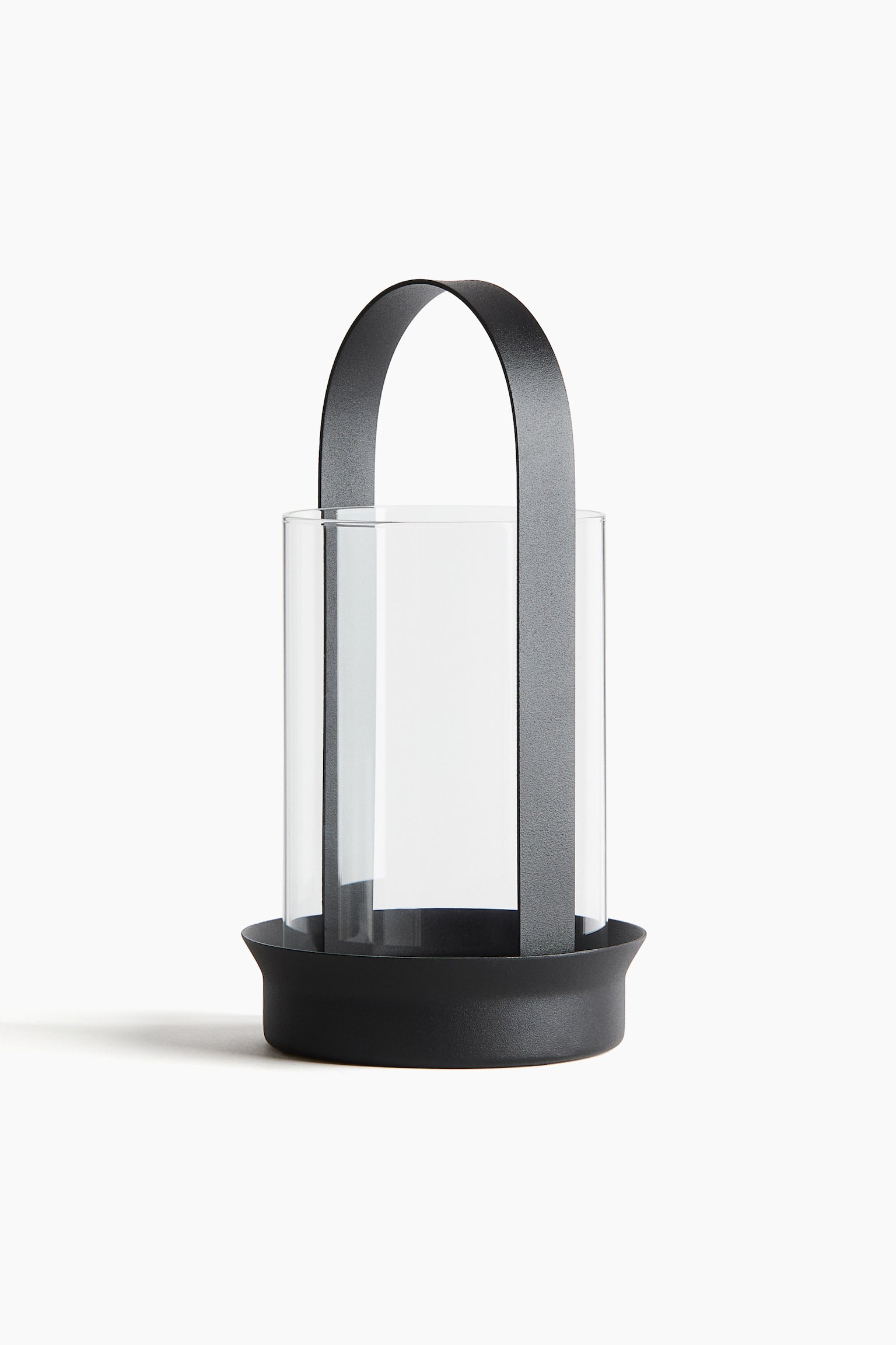Glass lantern - Black/Light beige - 5
