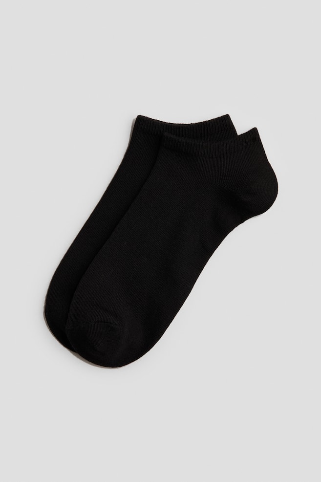 10-Pack Ankle Socks - Black/Gray melange/black/Blue/black/Blue/navy blue/White/Light green/light blue - 1