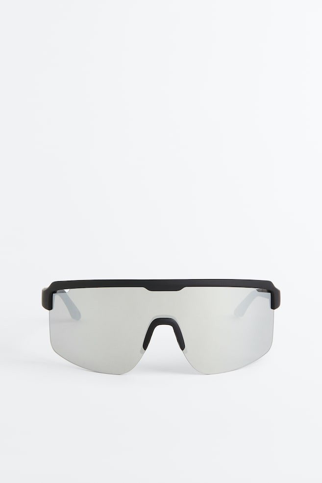 Sportssolbriller - Mørkegrå/Hvid - 1