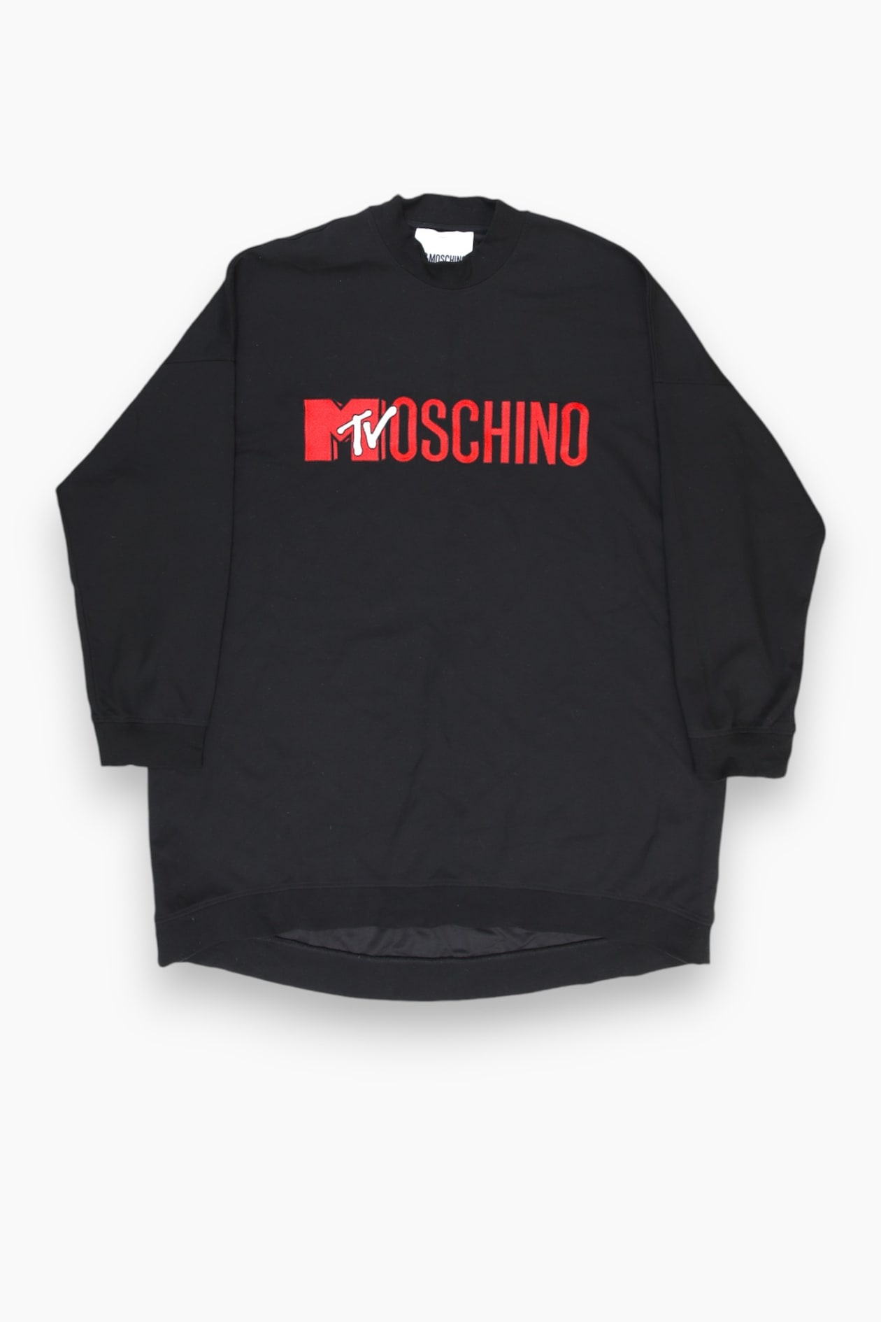 MOSCHINO [TV] H&M Sweatshirt Size S Basic Black PRE-LOVED Ladies  H&M GB