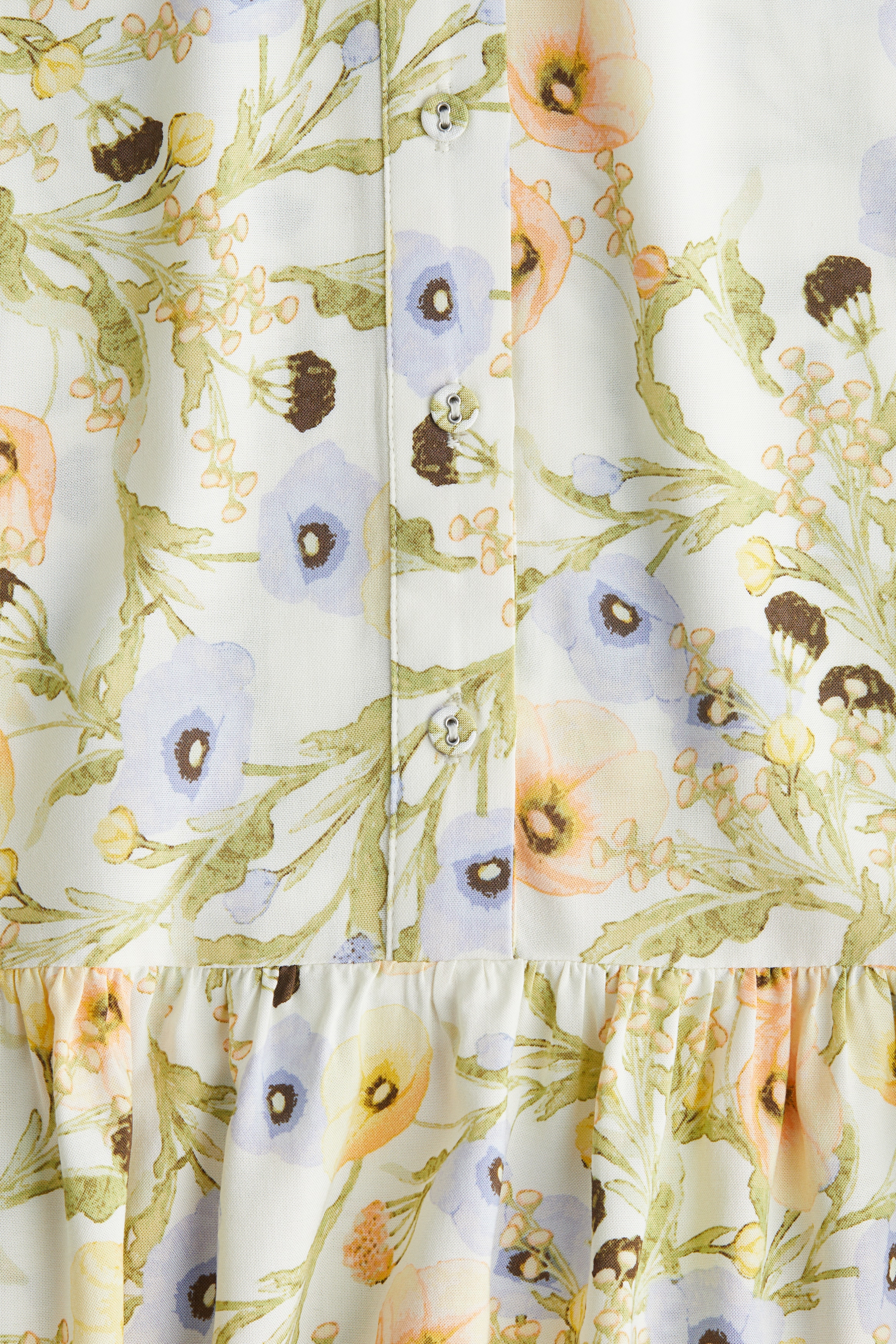 Patterned viscose dress