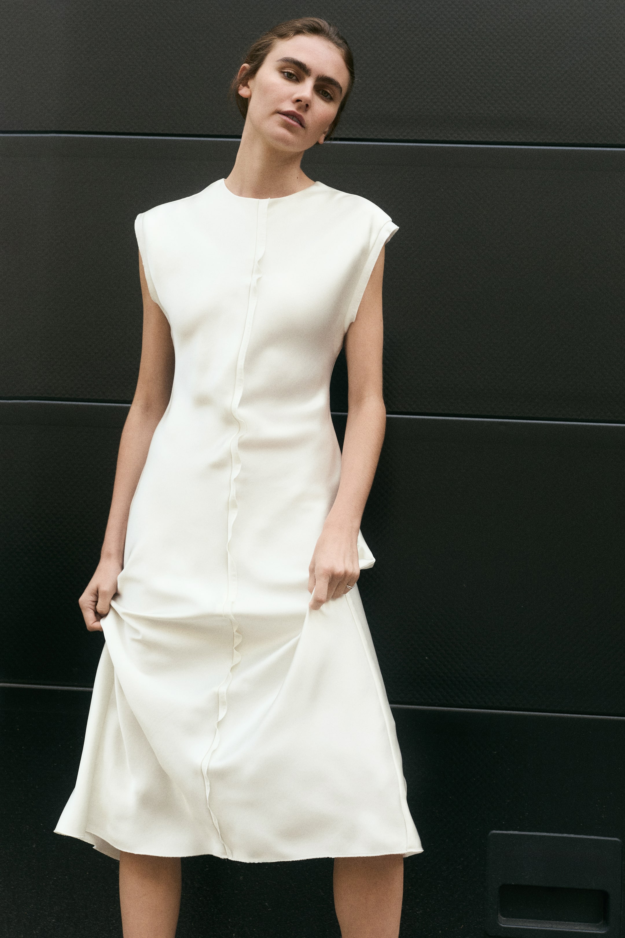 Satin Midi Dress