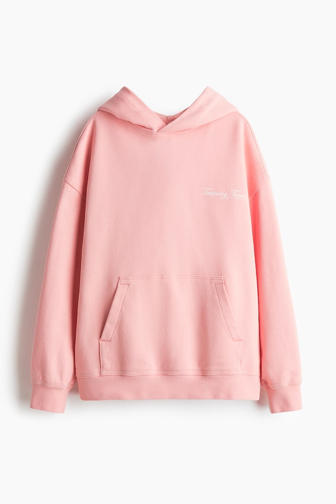 Kapüşonlu Spor Üstü - Pembe/Mavi/Worldwide - 1