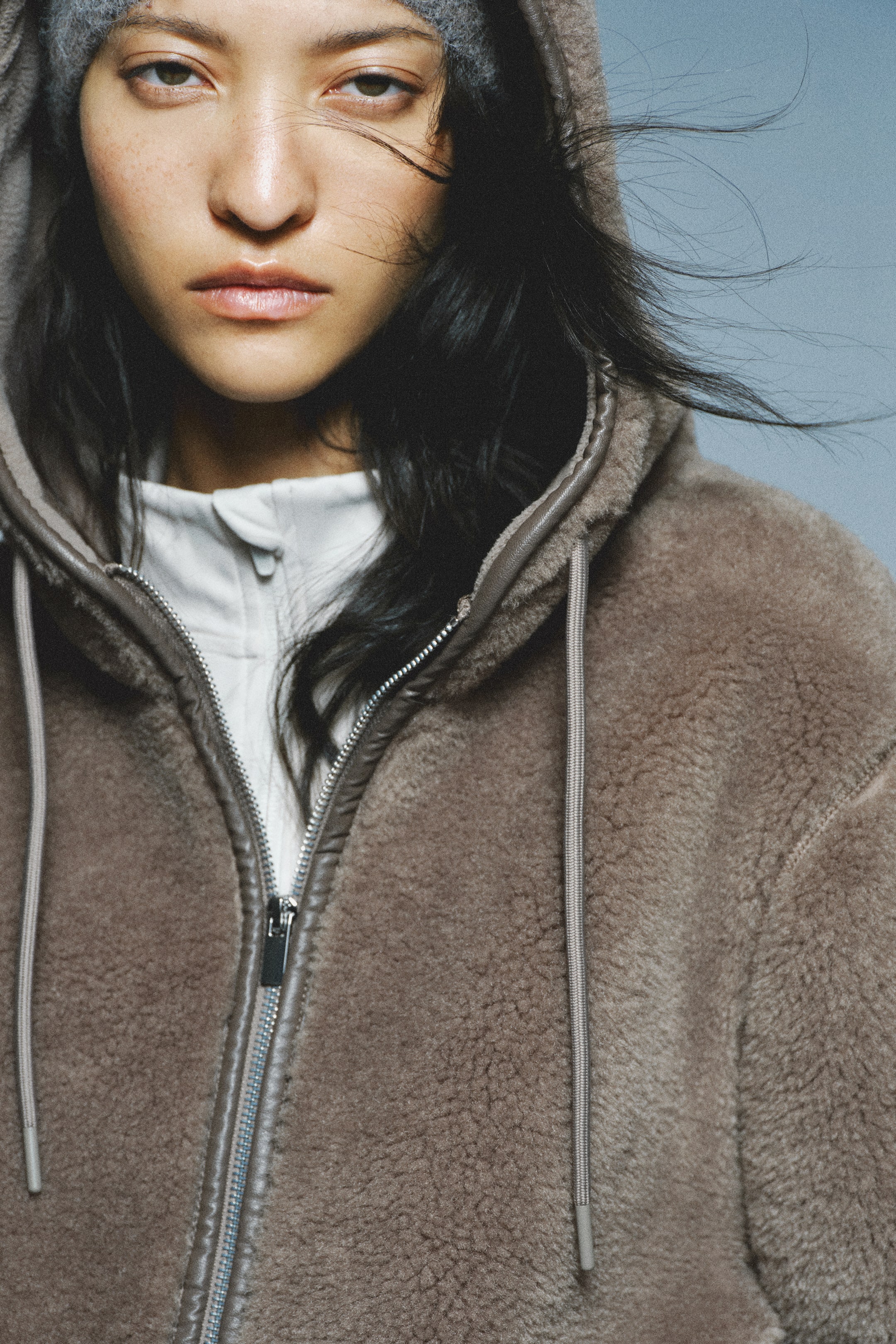 View larger image: Hooded Jacket - Dark beige - Ladies | H&M US 3