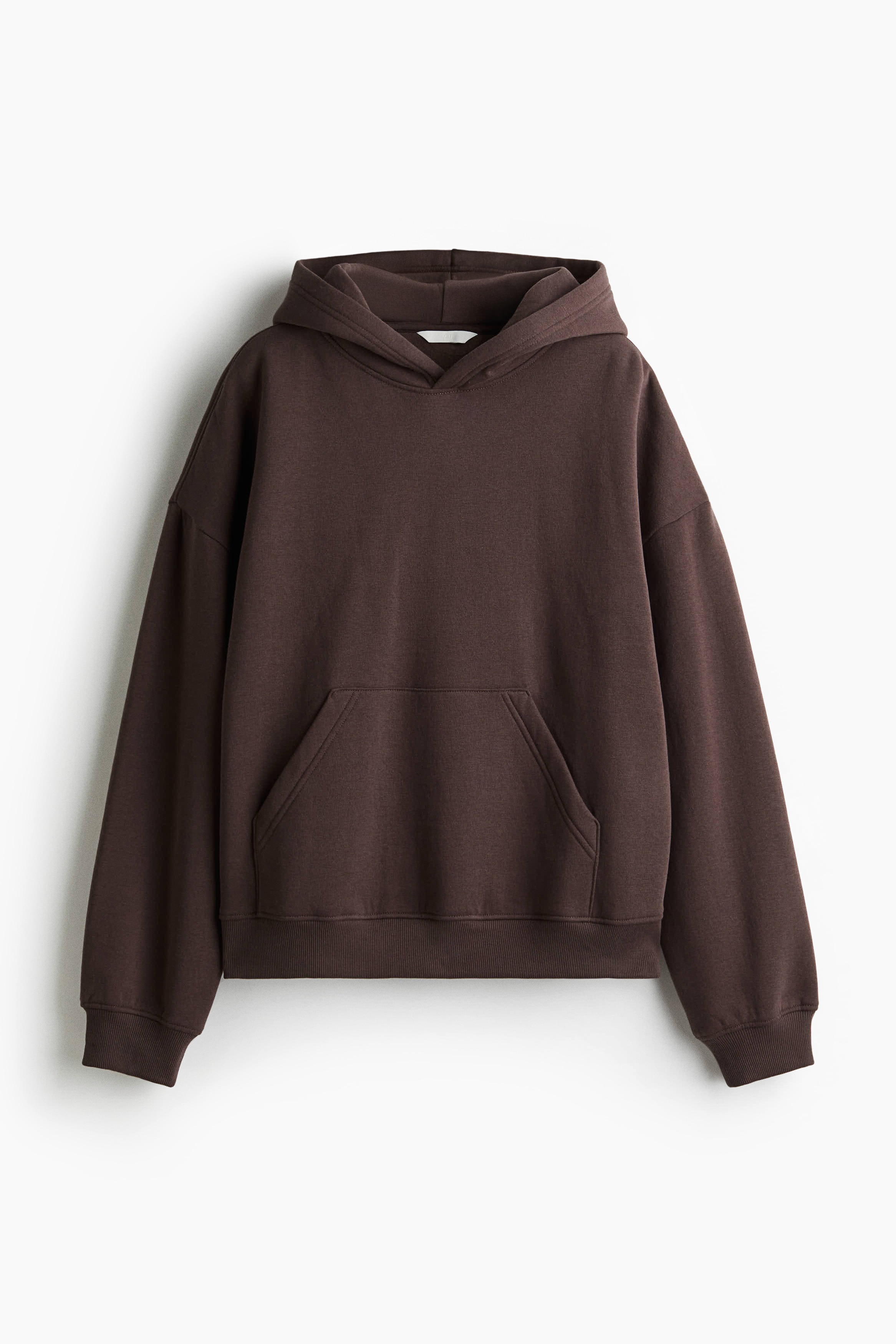 Hoodie - Dark brown/Light grey marle/Navy blue/Grey