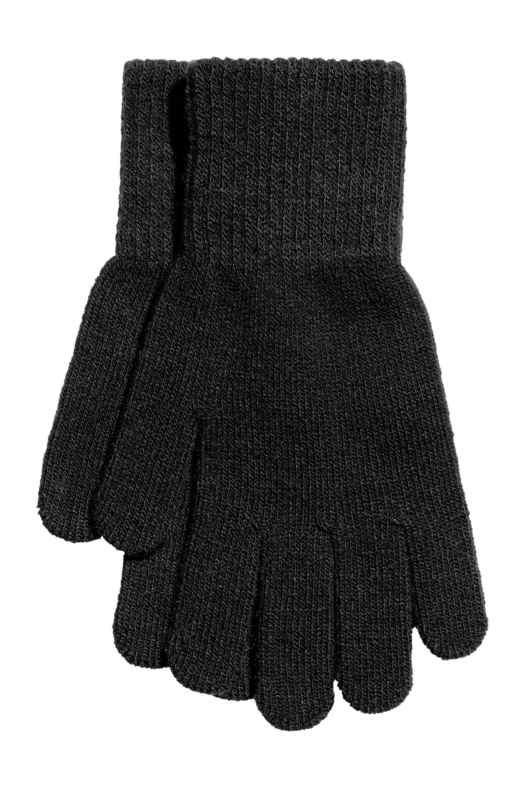 View larger image: 3-pack gloves - Black/Grey - Kids | H&M GB 1