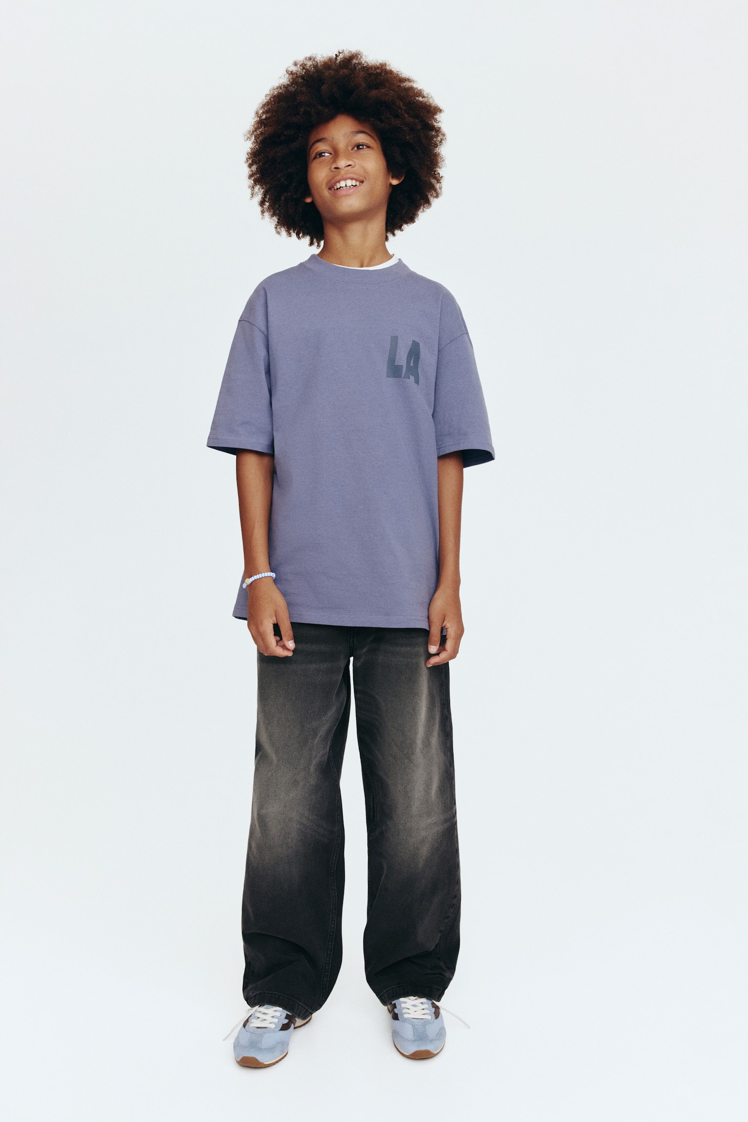 Baggy Fit jeans - שחור/כחול ג'ינס/שחור משופשף/כחול ג'ינס בהיר/אפור ג'ינס בהיר - 1