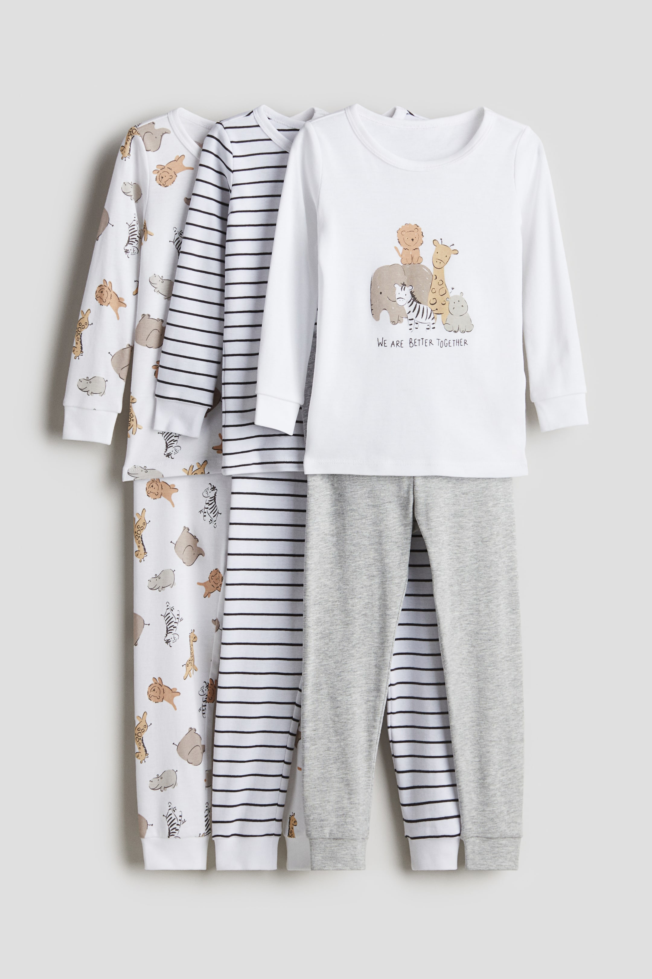 3-pack Cotton Pajamas