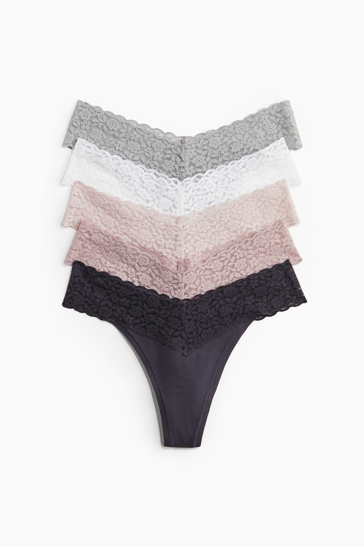 Culottes Taille Haute En Coton - Lot De 5 - Confort Absolu Toute La Journée !