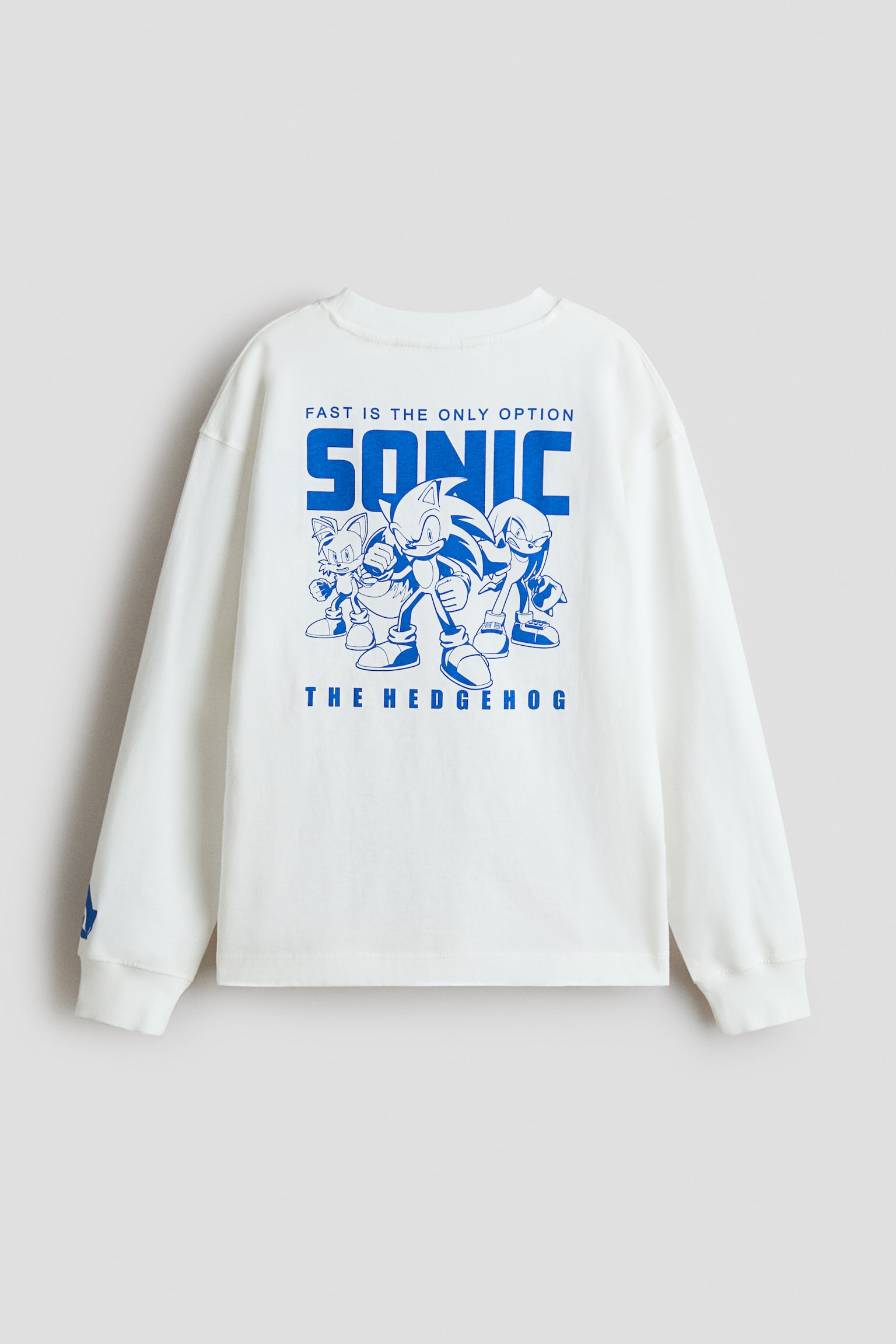 T-shirt z długim rękawem - Biały/Jeż Sonic/Kremowy/Łowczynie Demonów - 2