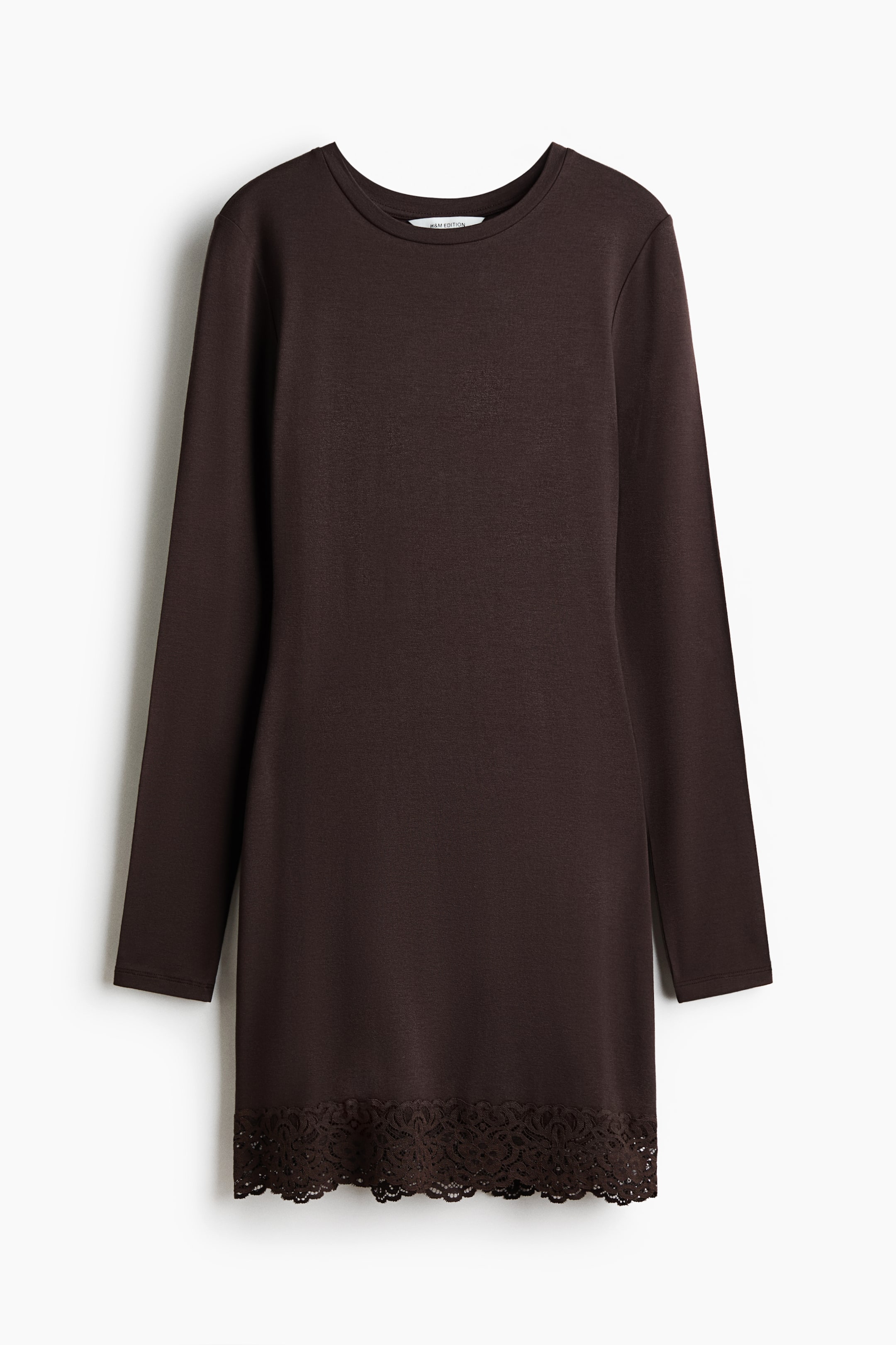 Robe en jersey avec dentelle