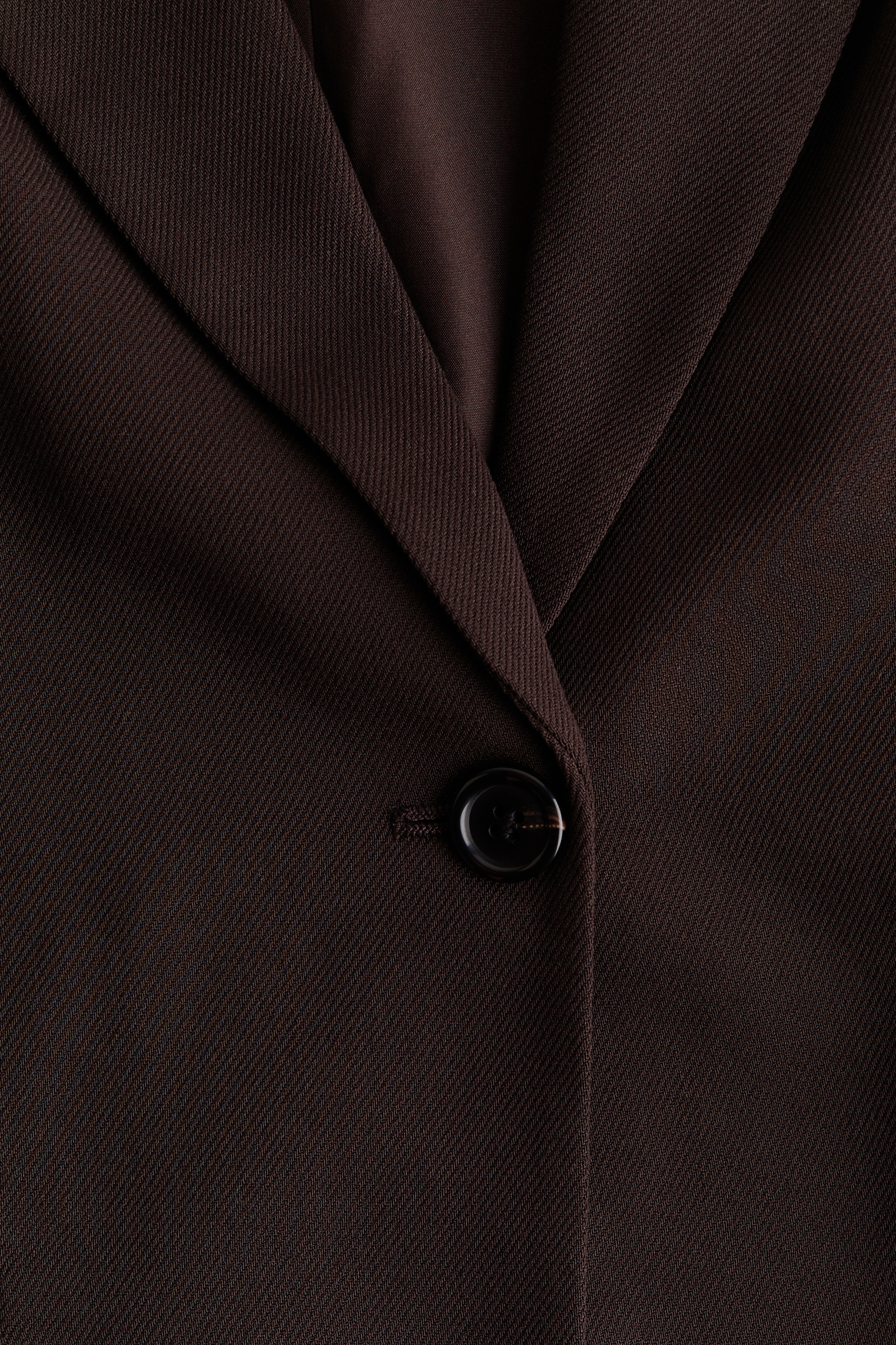 Gathered-Sleeve Jacket