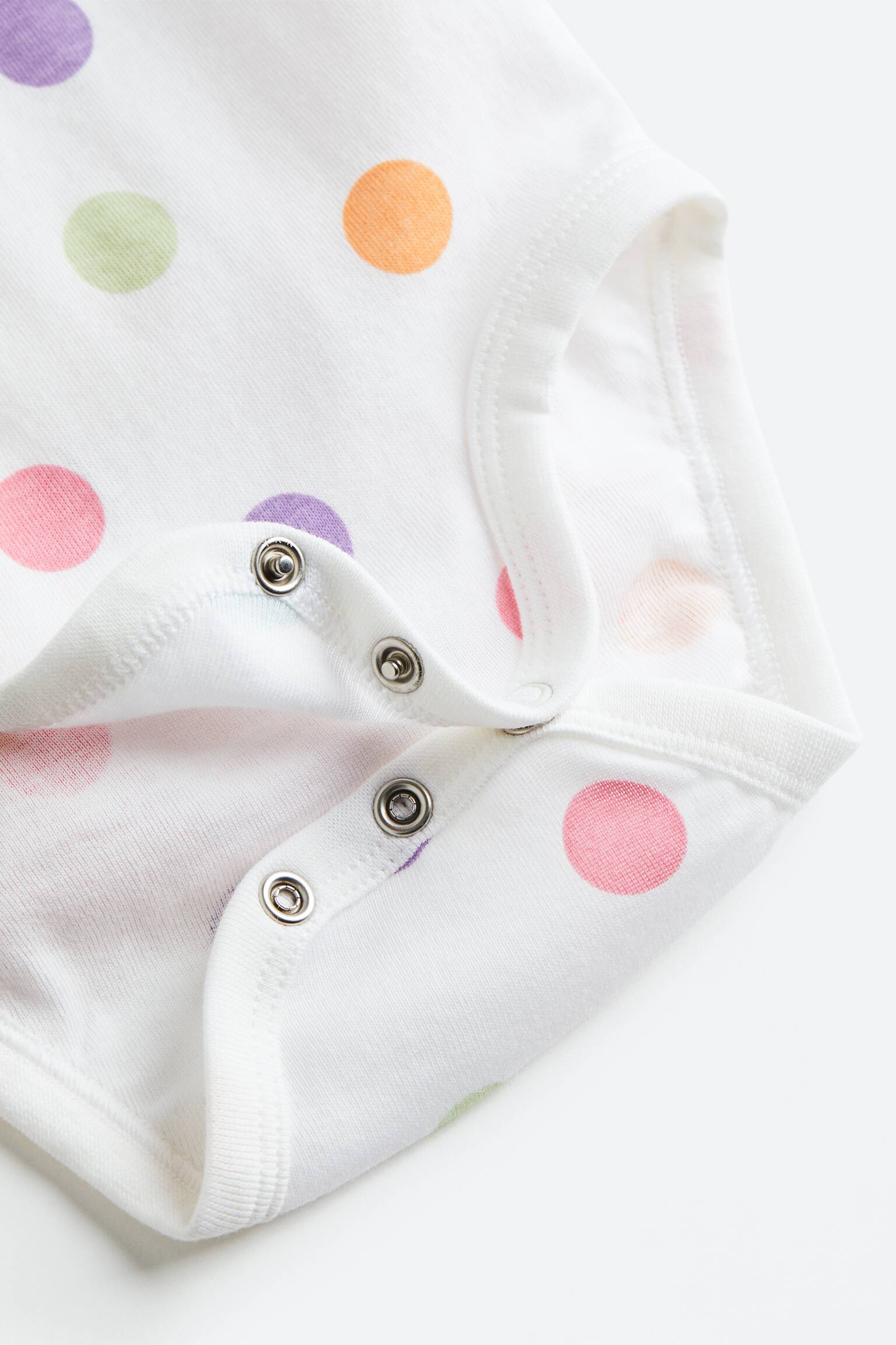 2-pack Cotton Bodysuits - White/Spot/Light mole/Pandas/Light blue/Stripe/Light green/Turtles - 2