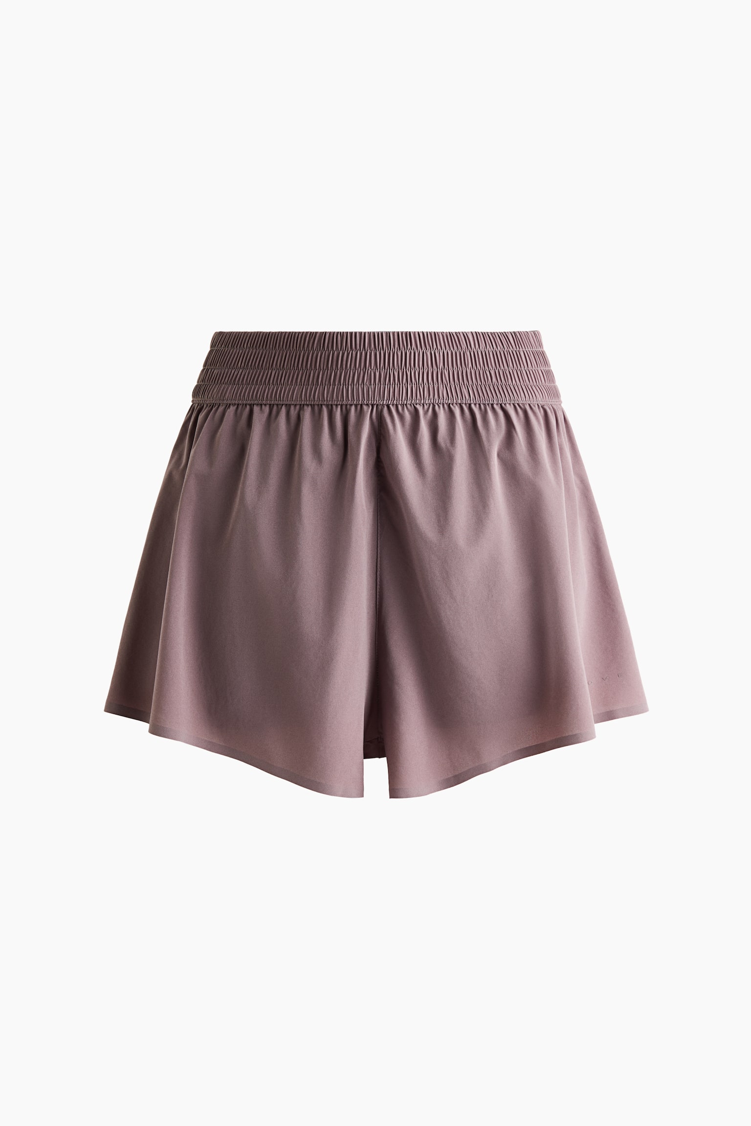 Sportshorts im Lagenlook mit Beintasche - Mattes Mauve/Schwarz/Berggrün/Weiss/Boysenbeerfarben/Dunkles Lehmgrau/Warmes Braun/Schokoladiges Pflaumenlila/Zartrosa/Knallrot - 1