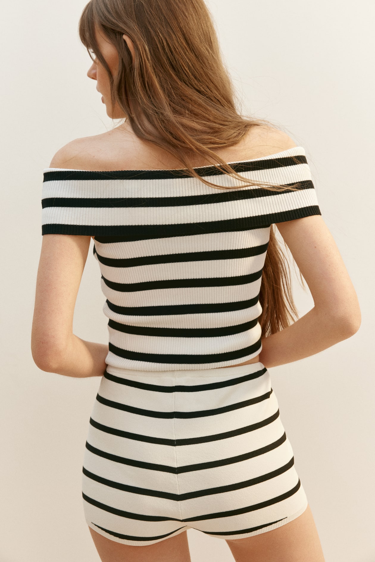 Rib-Knit Off-the-Shoulder Top - image 3