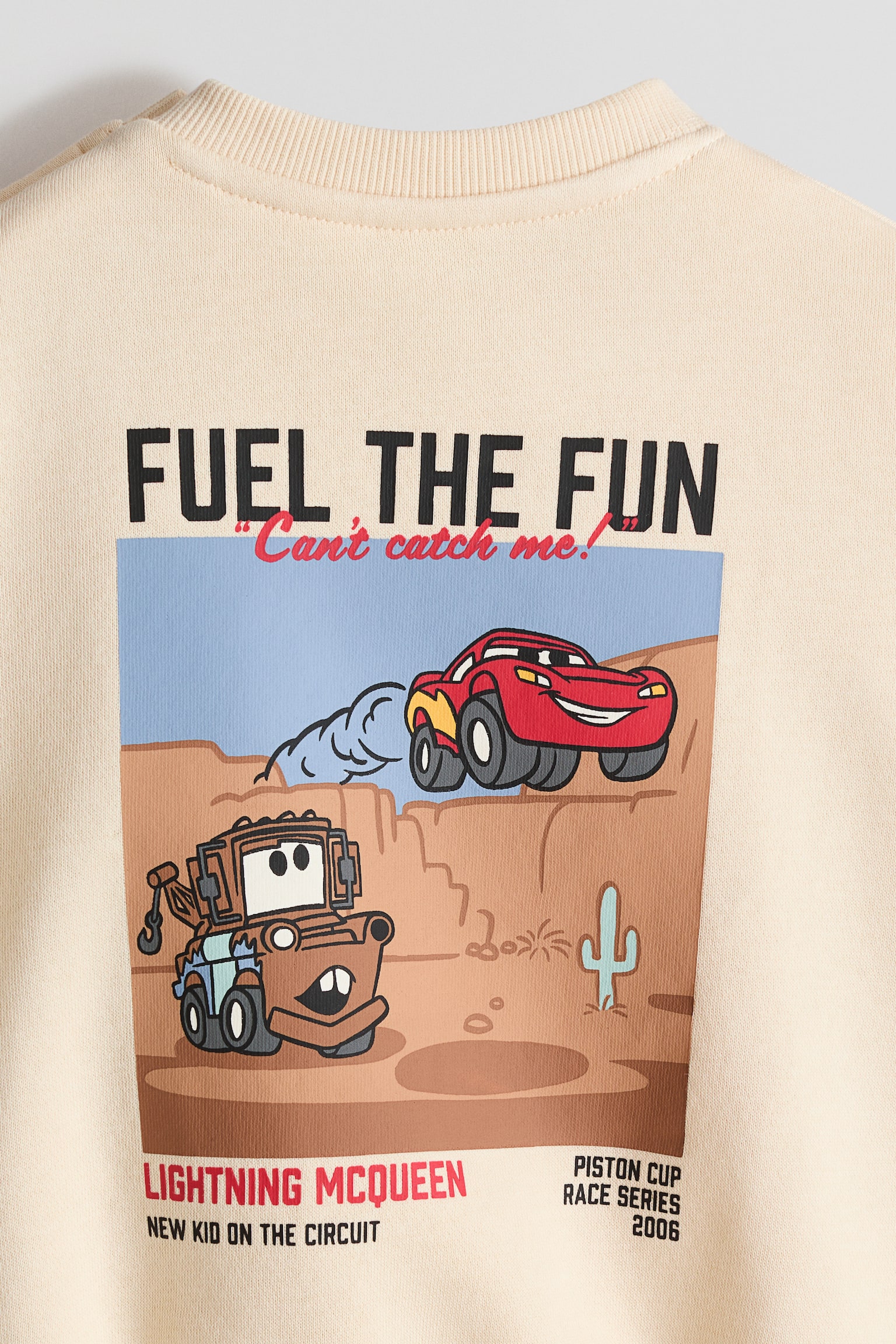 Printed sweatshirt - Light beige/Cars/Light grey/Snoopy/Light blue/Mickey Mouse - 2