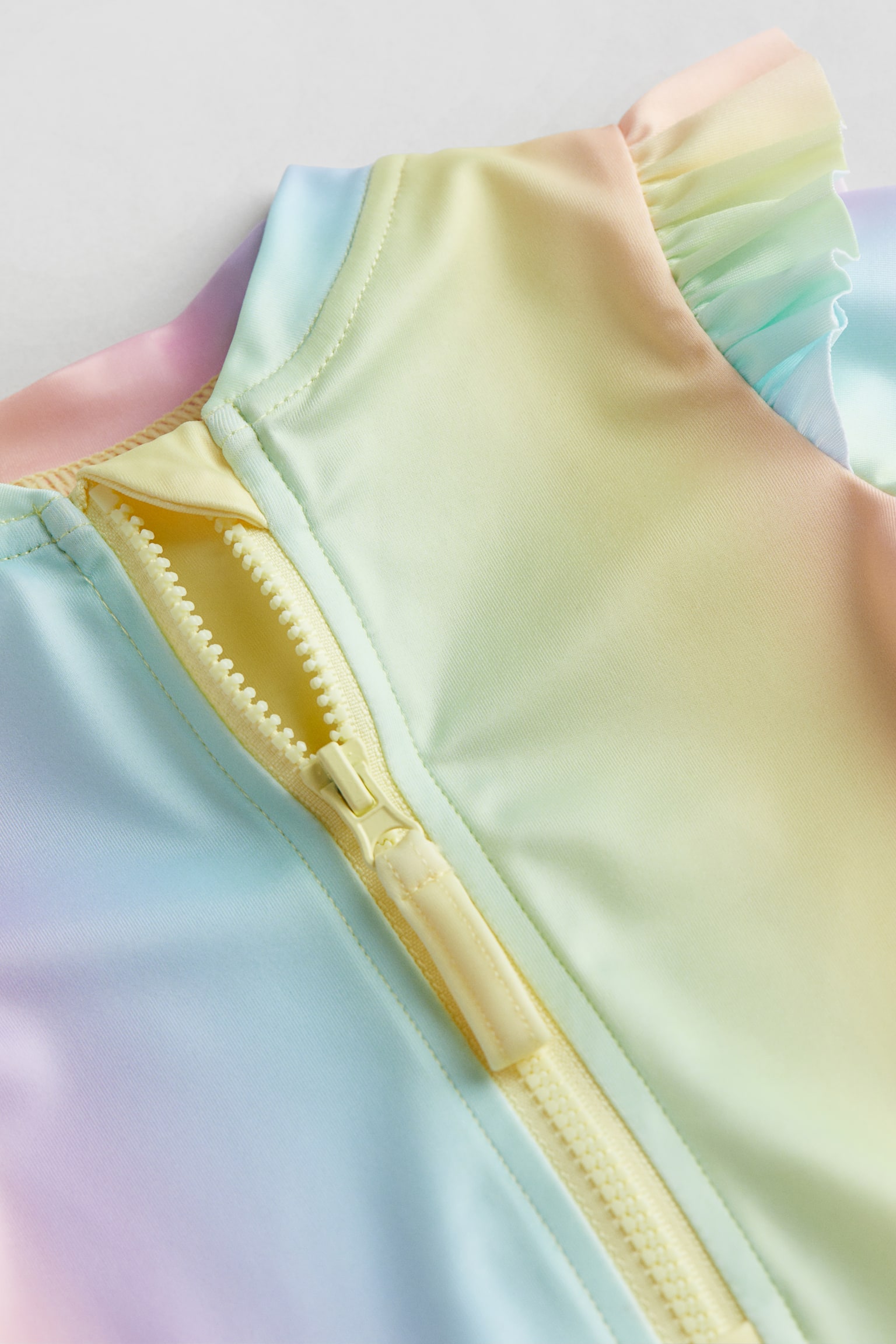 Long Sleeve Swimsuit - Light yellow/Gradient/Dusty pink/Lemons - 2