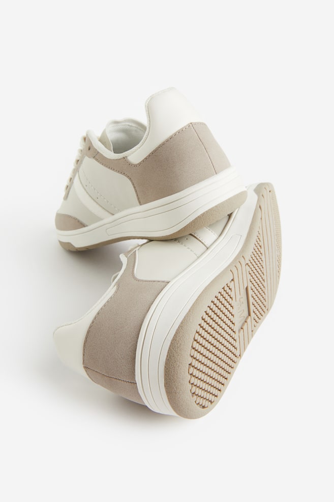 Sneakers - Beige/color block/Blanc/color block - 4