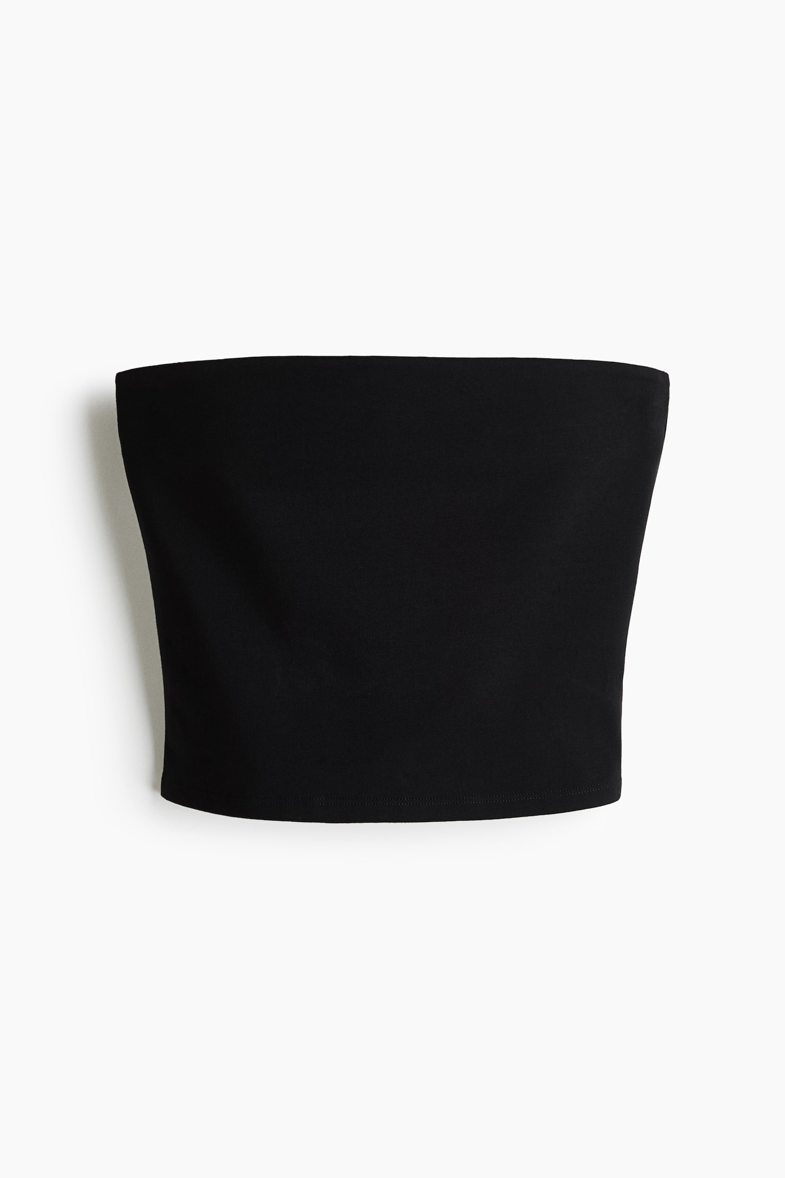 Cotton Tube Top - Black/Cream/Brown