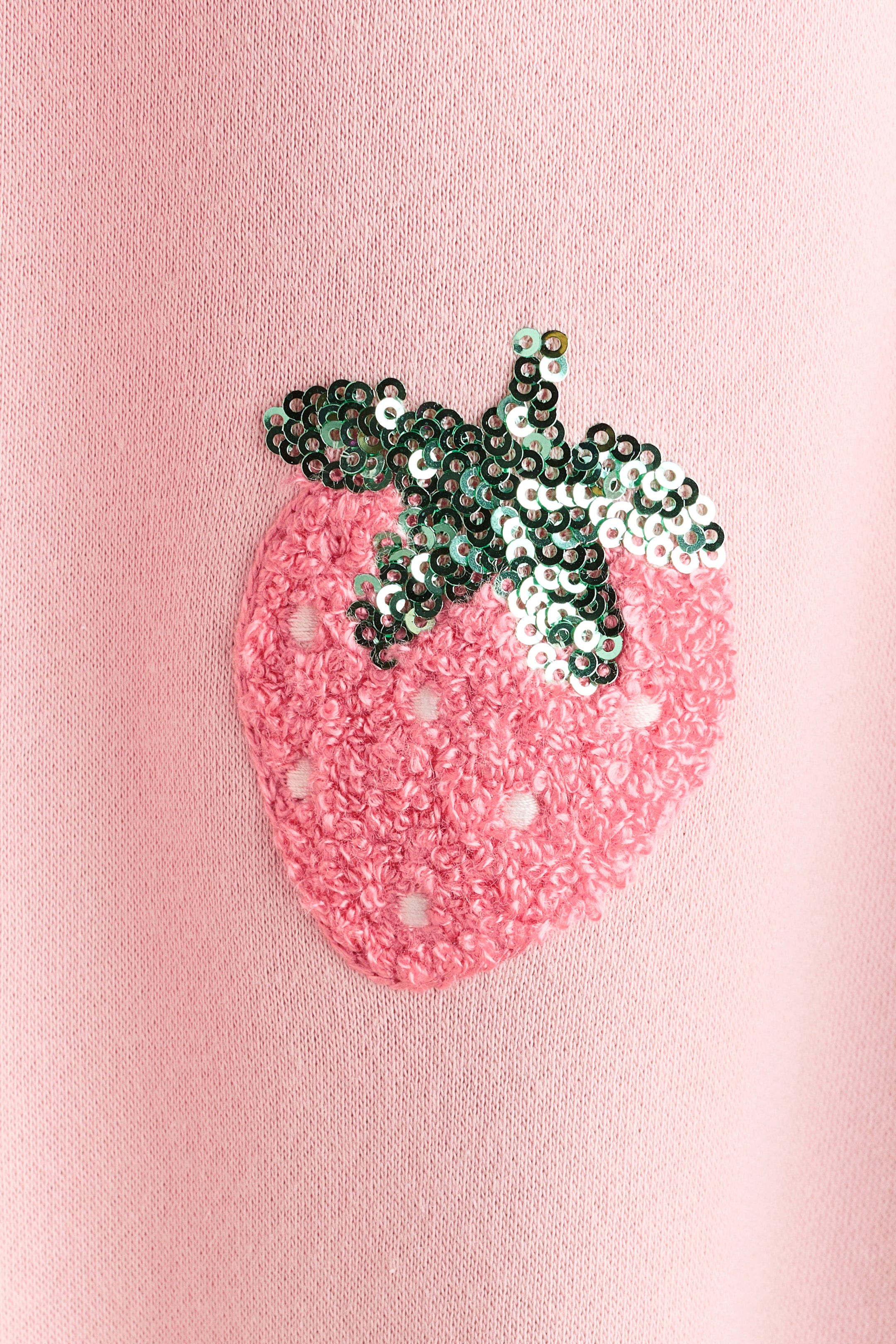 Motif-Detail Brushed-Inside Sweatshirt