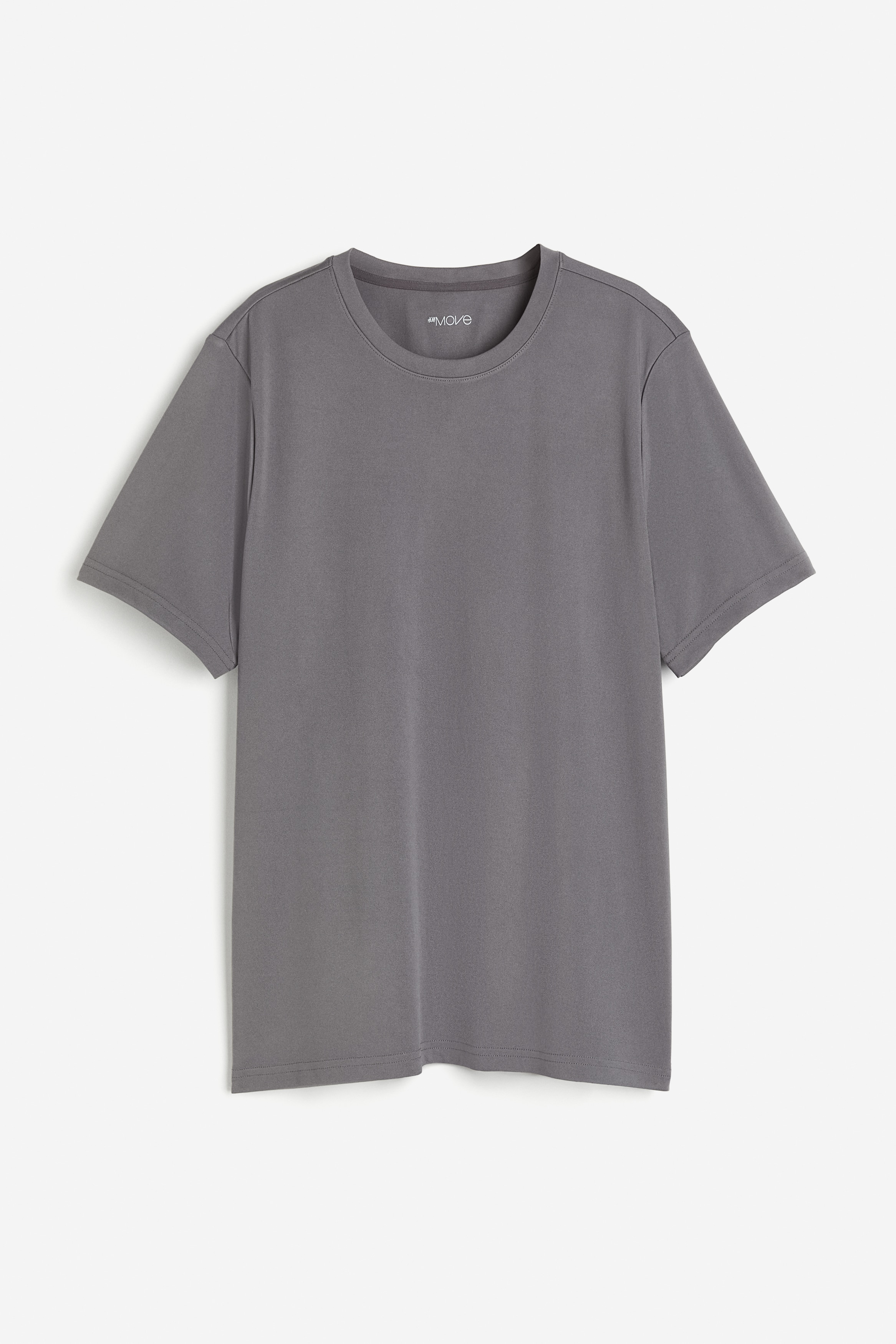 DryMove™ Sports top - Round neck - Short sleeve - Black/Petrol  