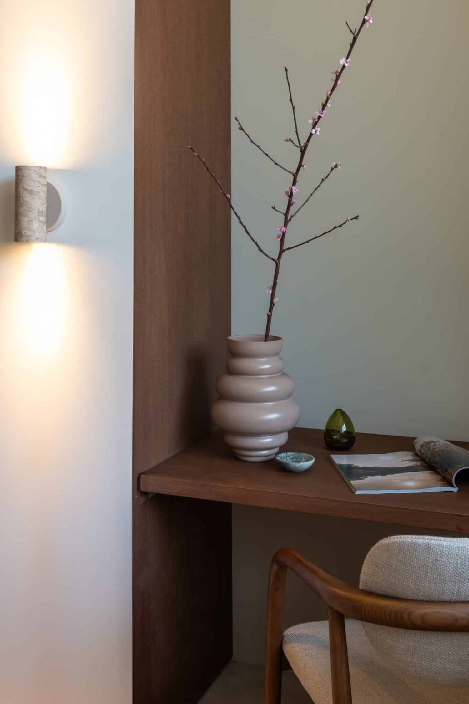 Tivoli Wandlamp - Zand/Bruin/Wit