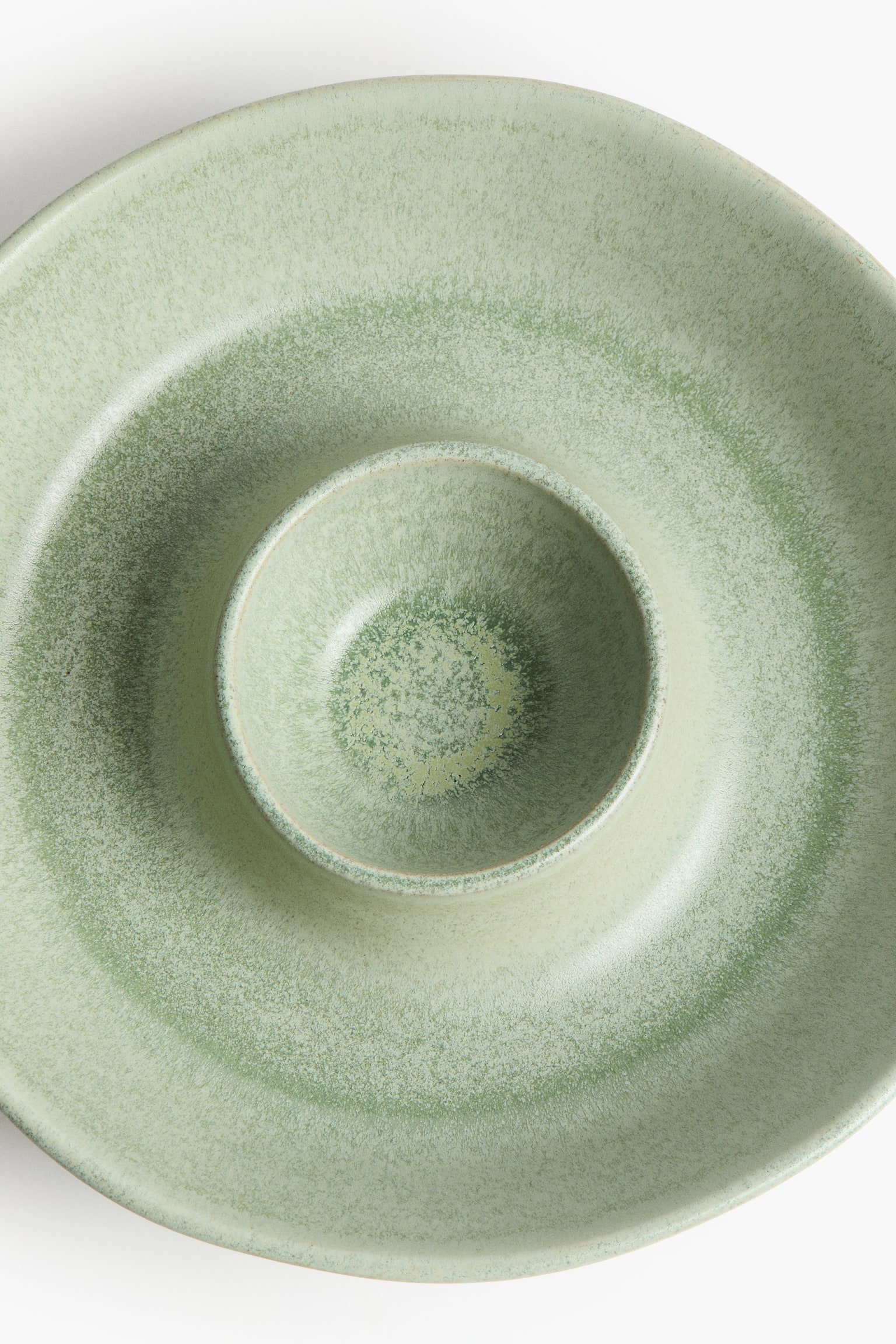 Ciotola da portata in gres - Verde chiaro - 5