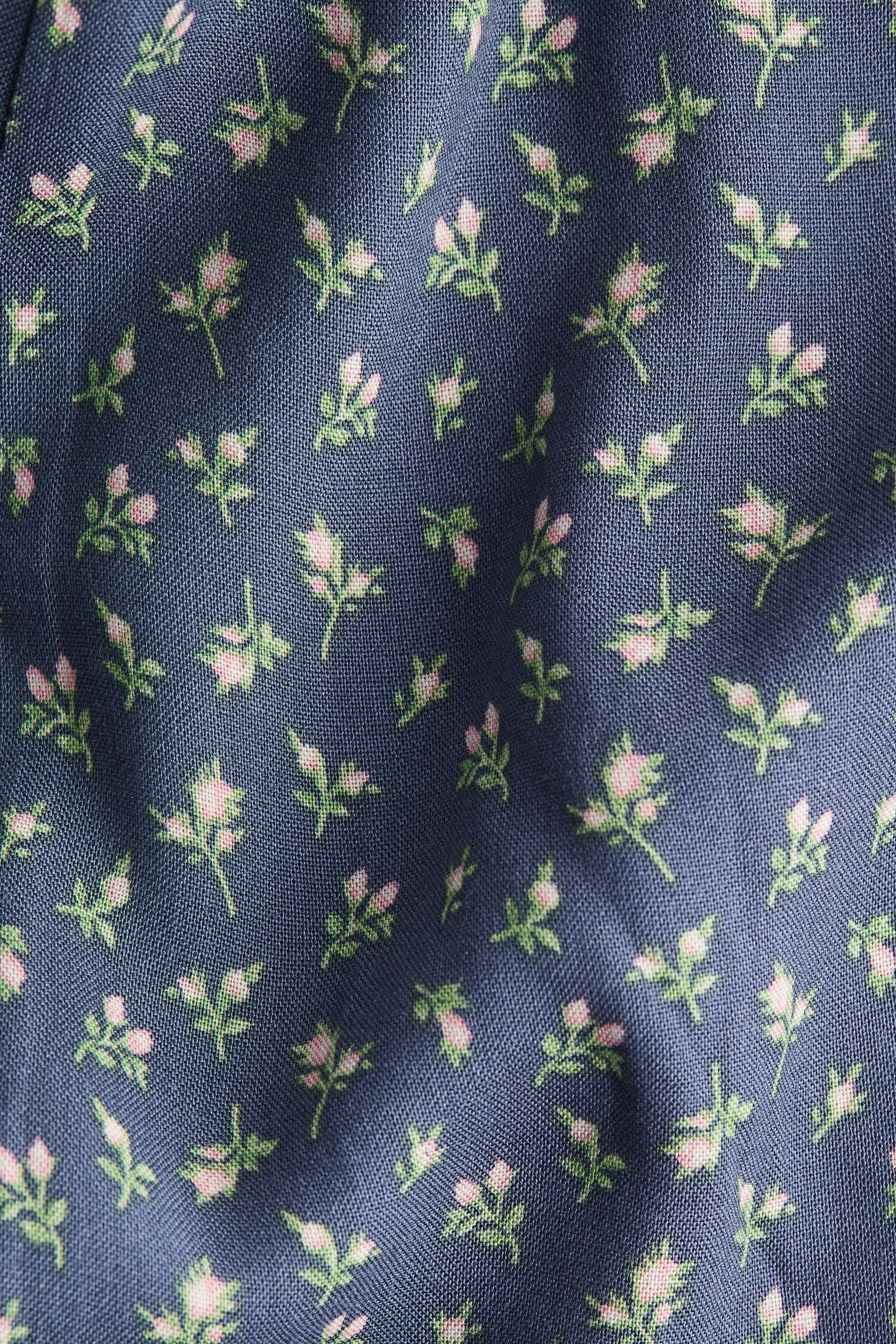 Váy hai dây - Màu xanh dương đậm/Hoa - 3