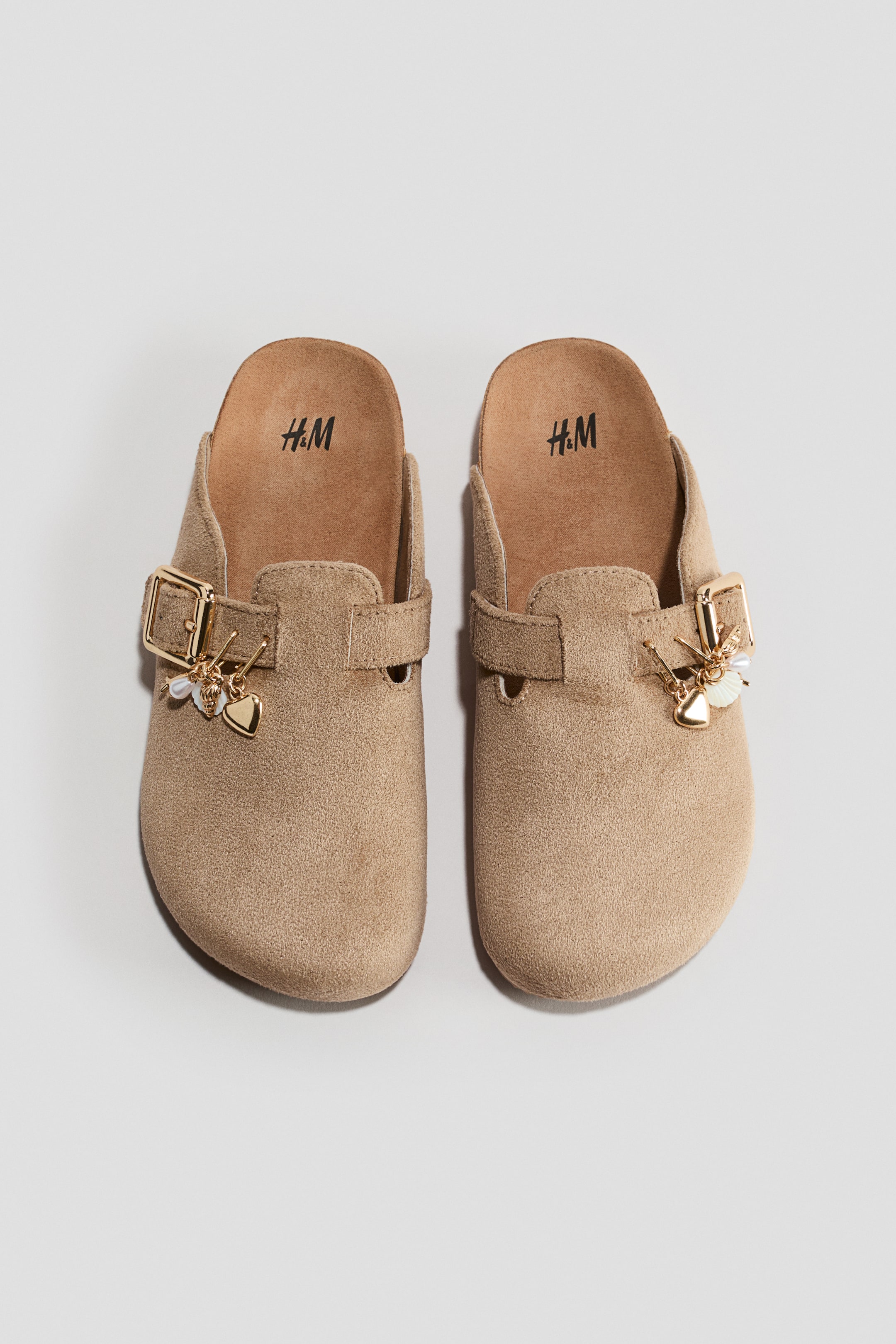 Charm-Detail Footbed Mules