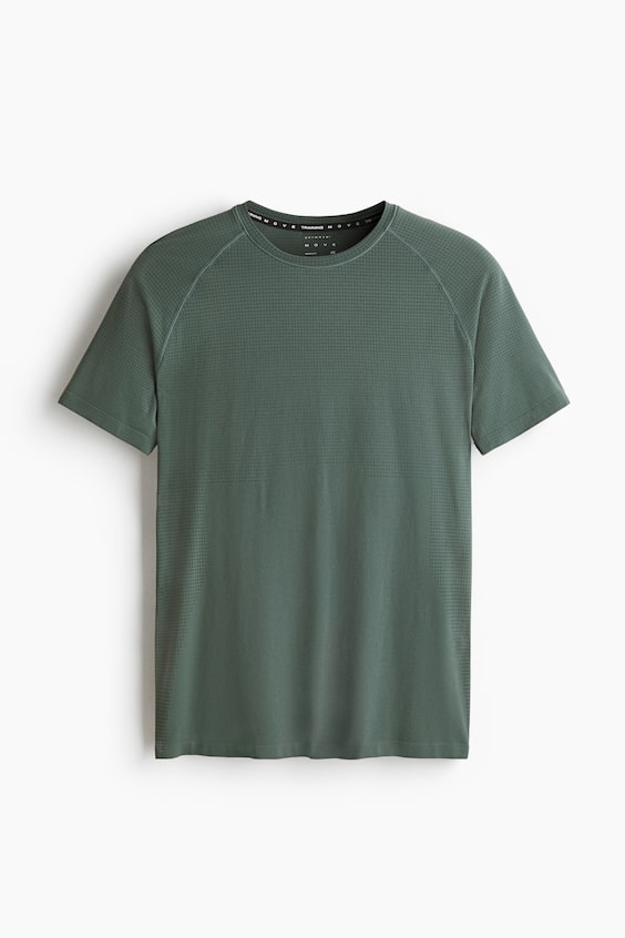 Мужские футболки H&M Muscle Fit Sports T-Shirt with DryMove™