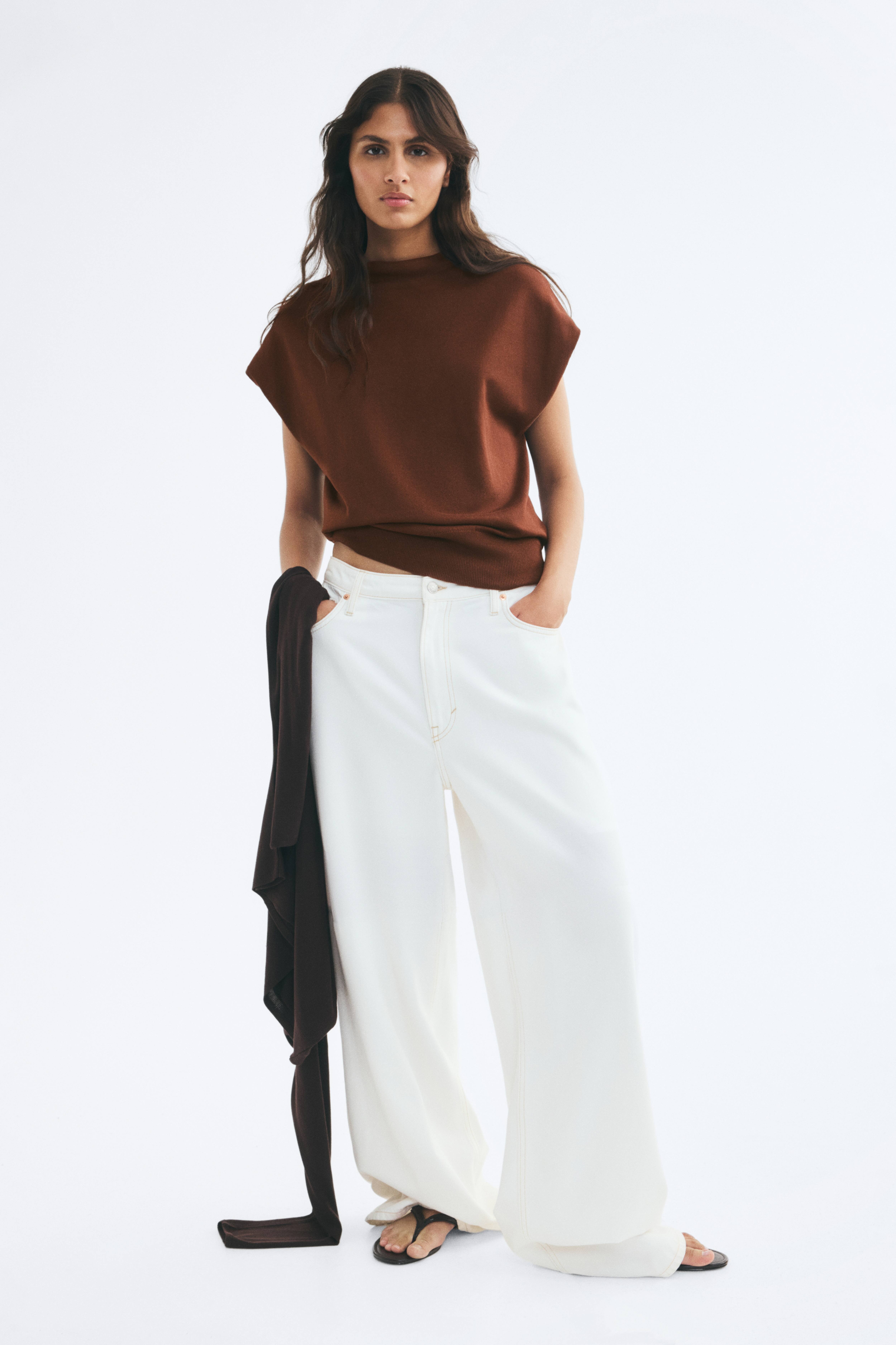 Mock Turtleneck Sweater Vest