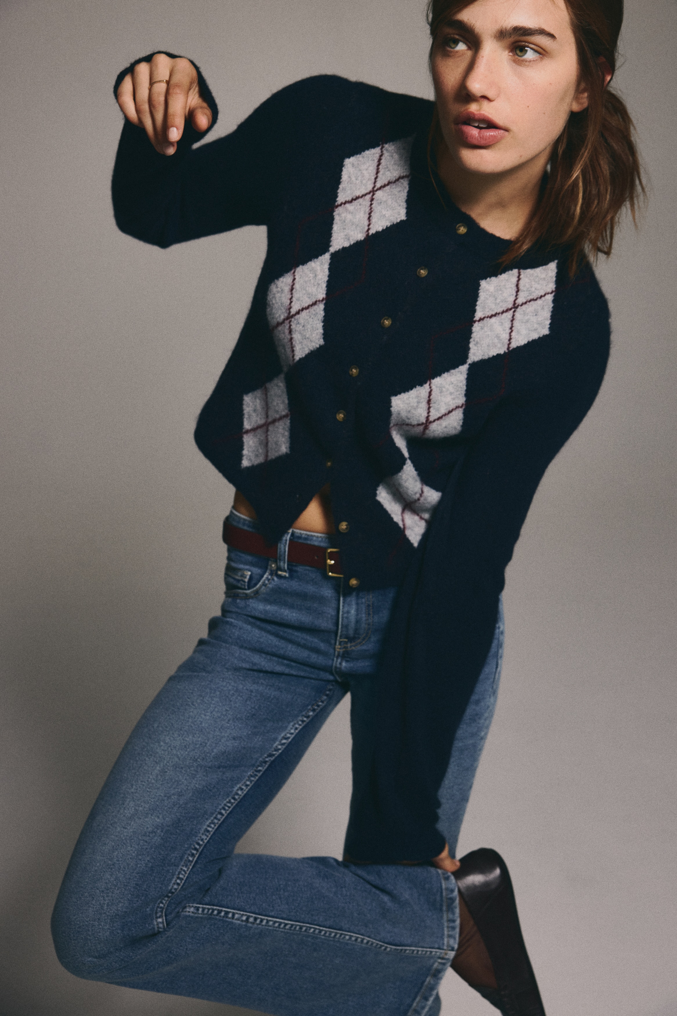 Flared Low Jeans