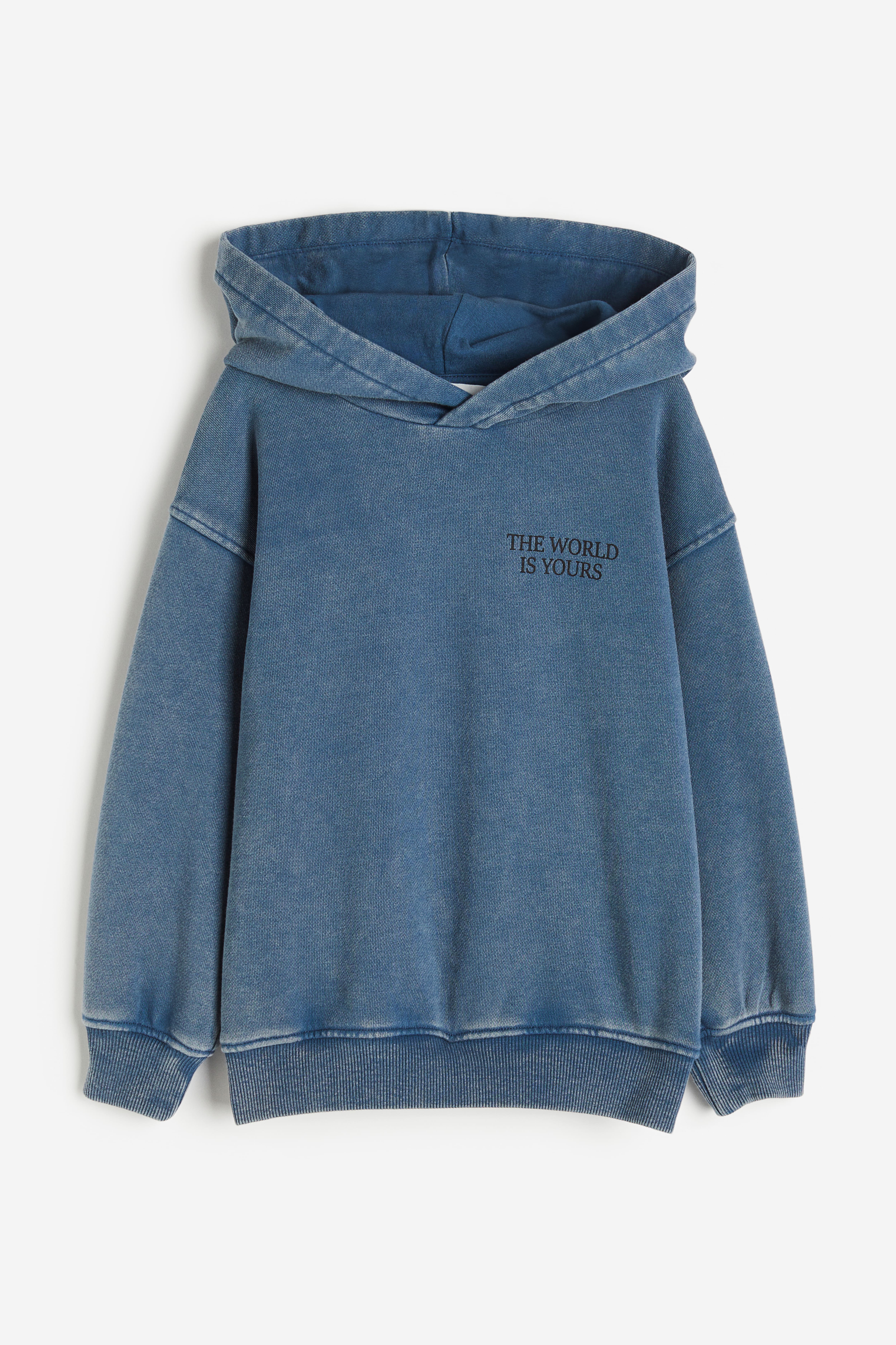 H&m washed hoodie hotsell