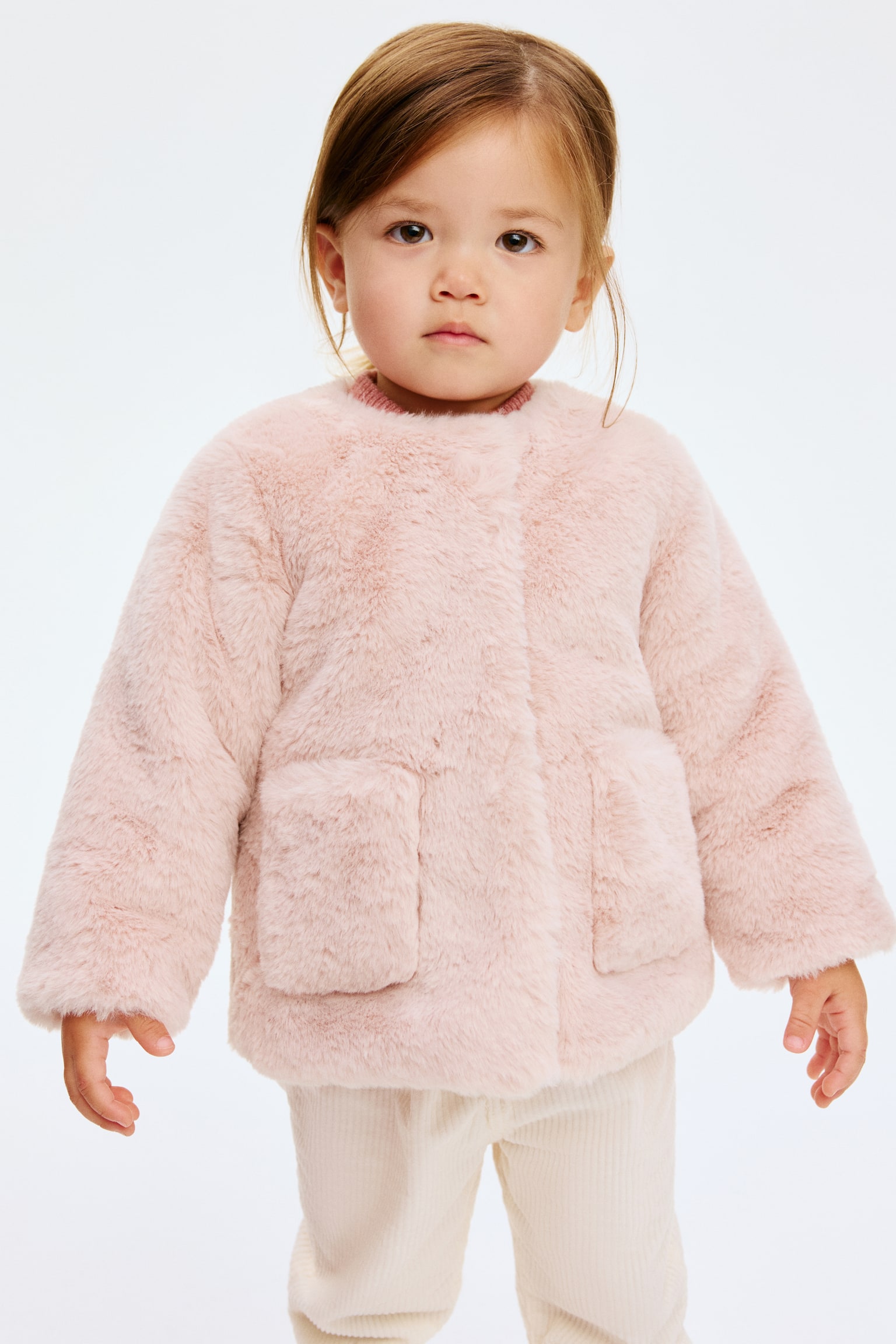 Fluffy jacket - Light pink - 2