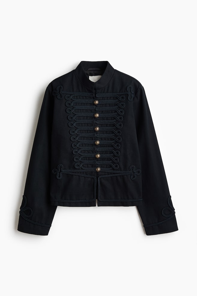 Jacke aus Baumwolltwill - Schwarz - 1