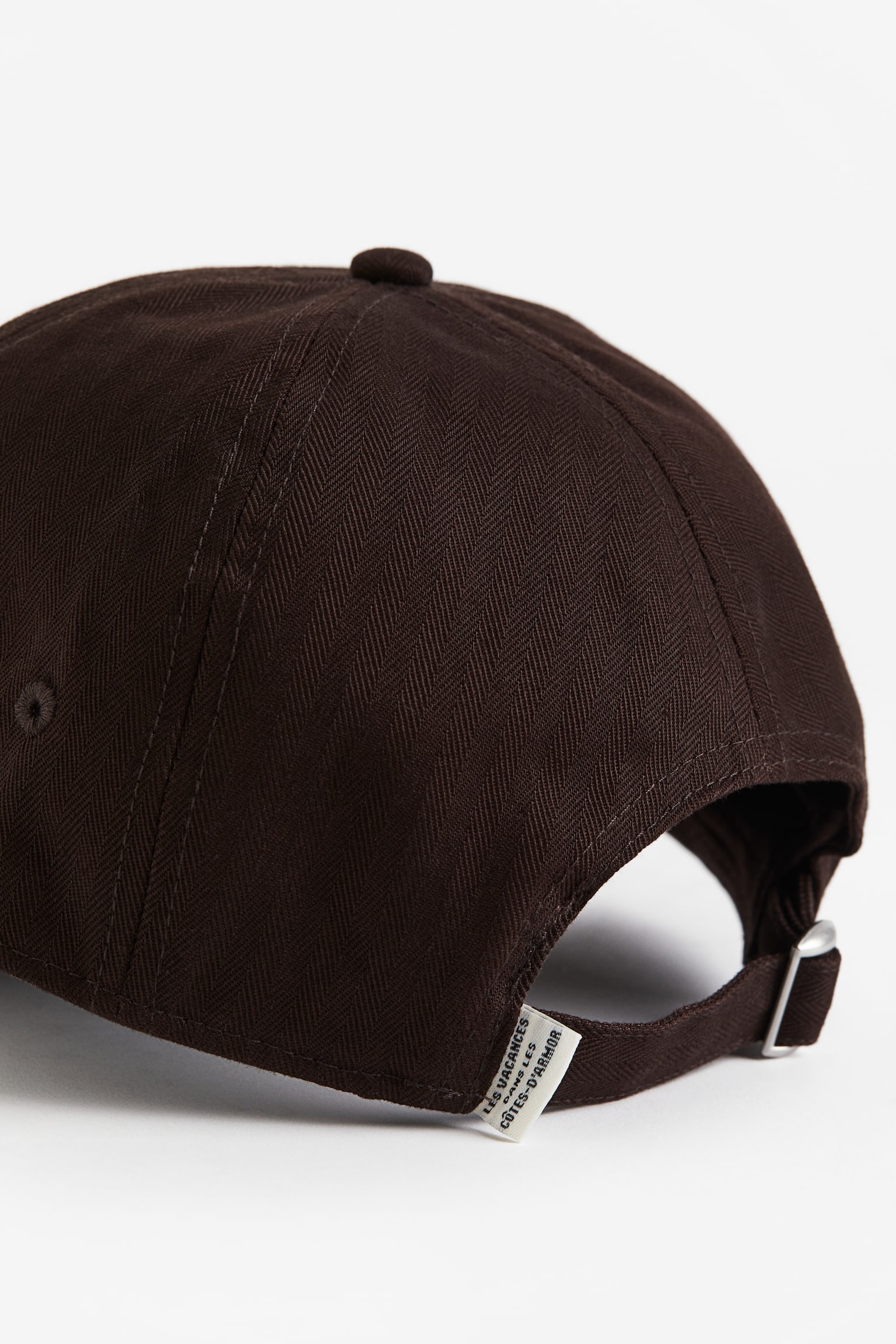 Twill Cap - Brown/Blue/White stripe - 2