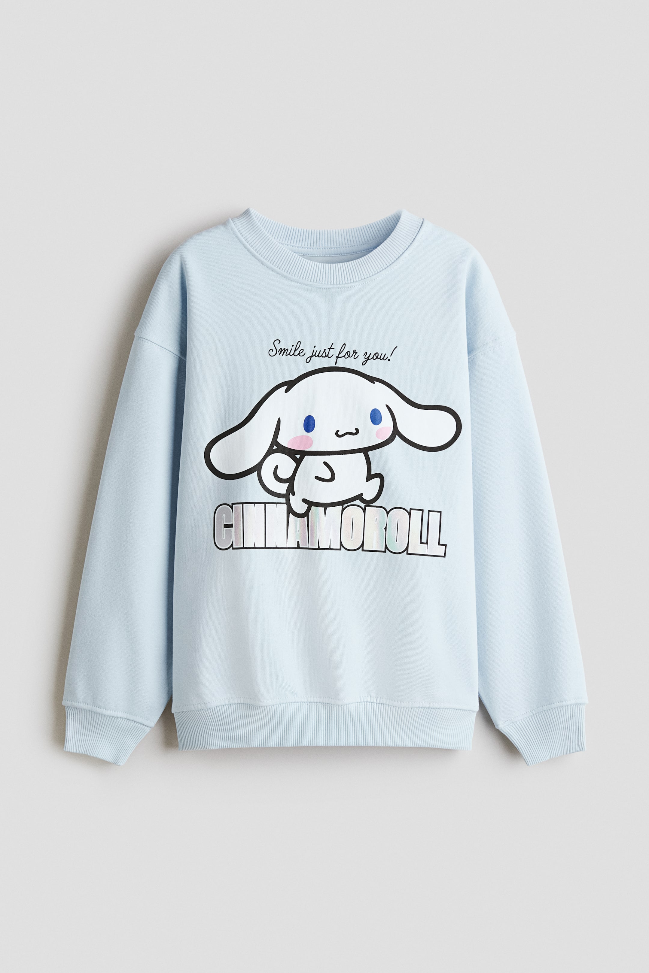 Visualizza l'immagine ingrandita: Felpa stampata con interno spazzolato - Light blue/Cinnamoroll - BAMBINO | H&M CH 1