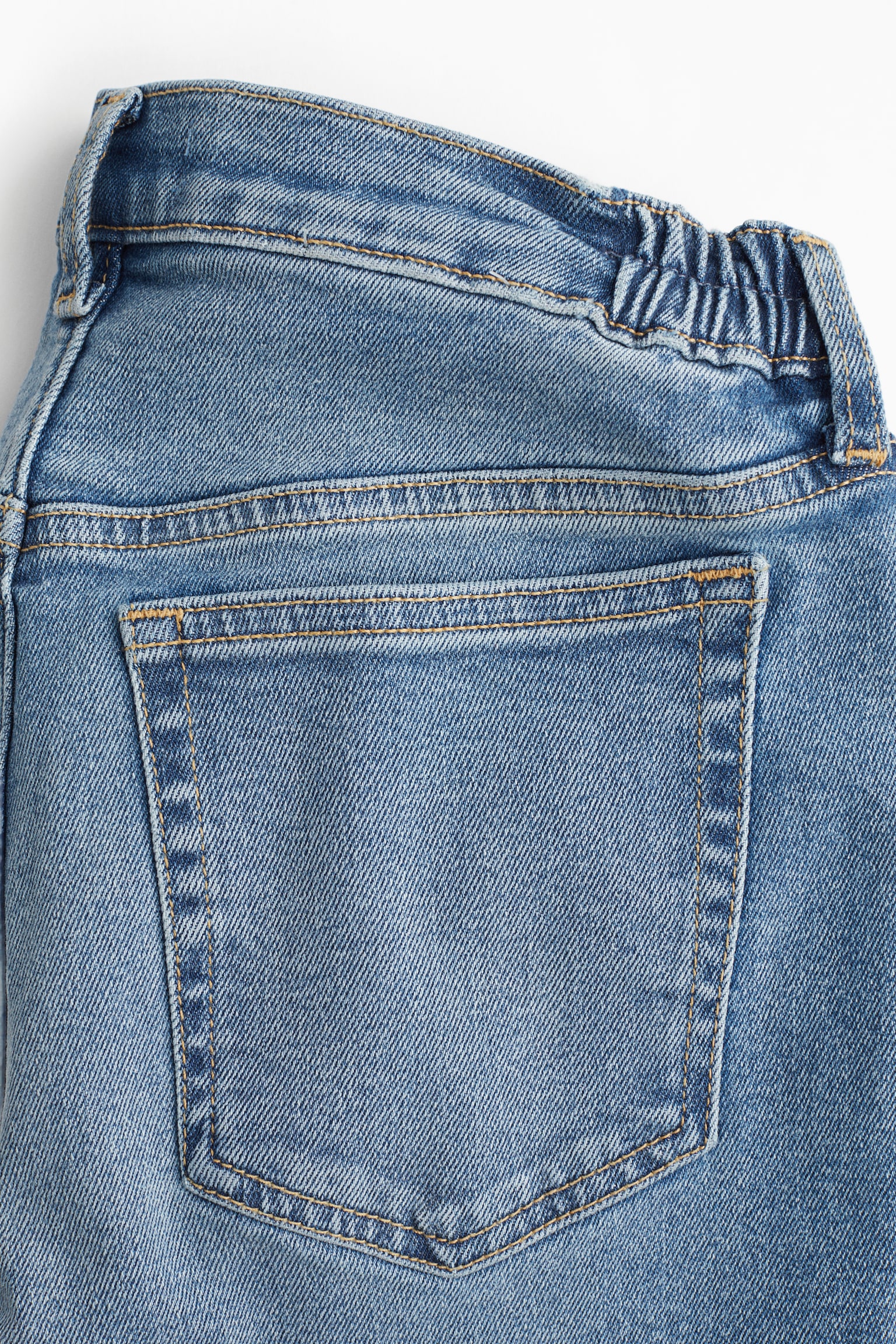 MAMA Before & After Slim Low Jeans - Light denim blue/Dark denim blue - 3