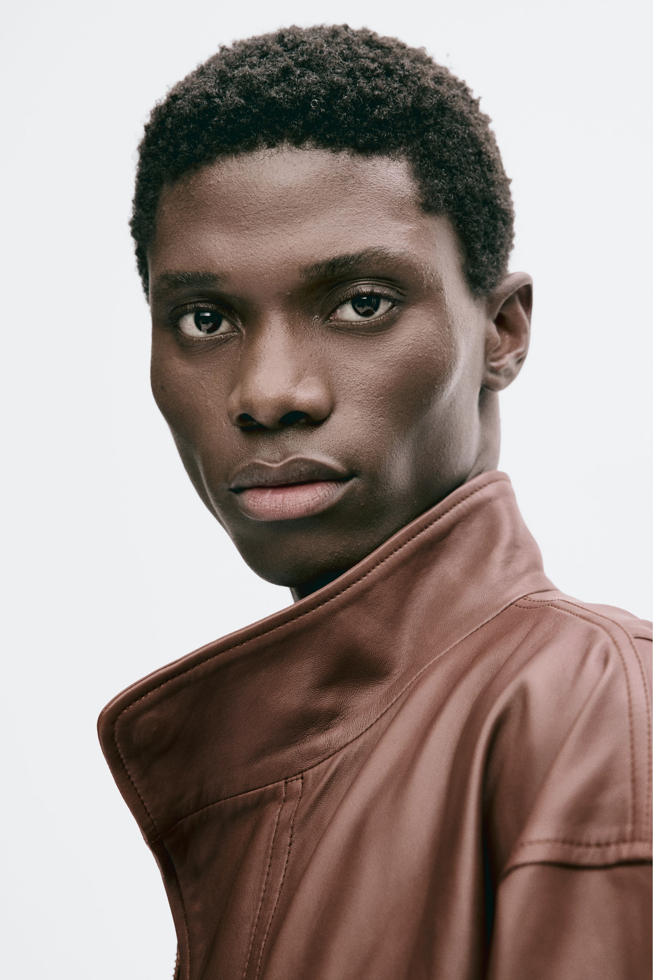 Мужские куртки H&M Leather Cargo Jacket — фото 6