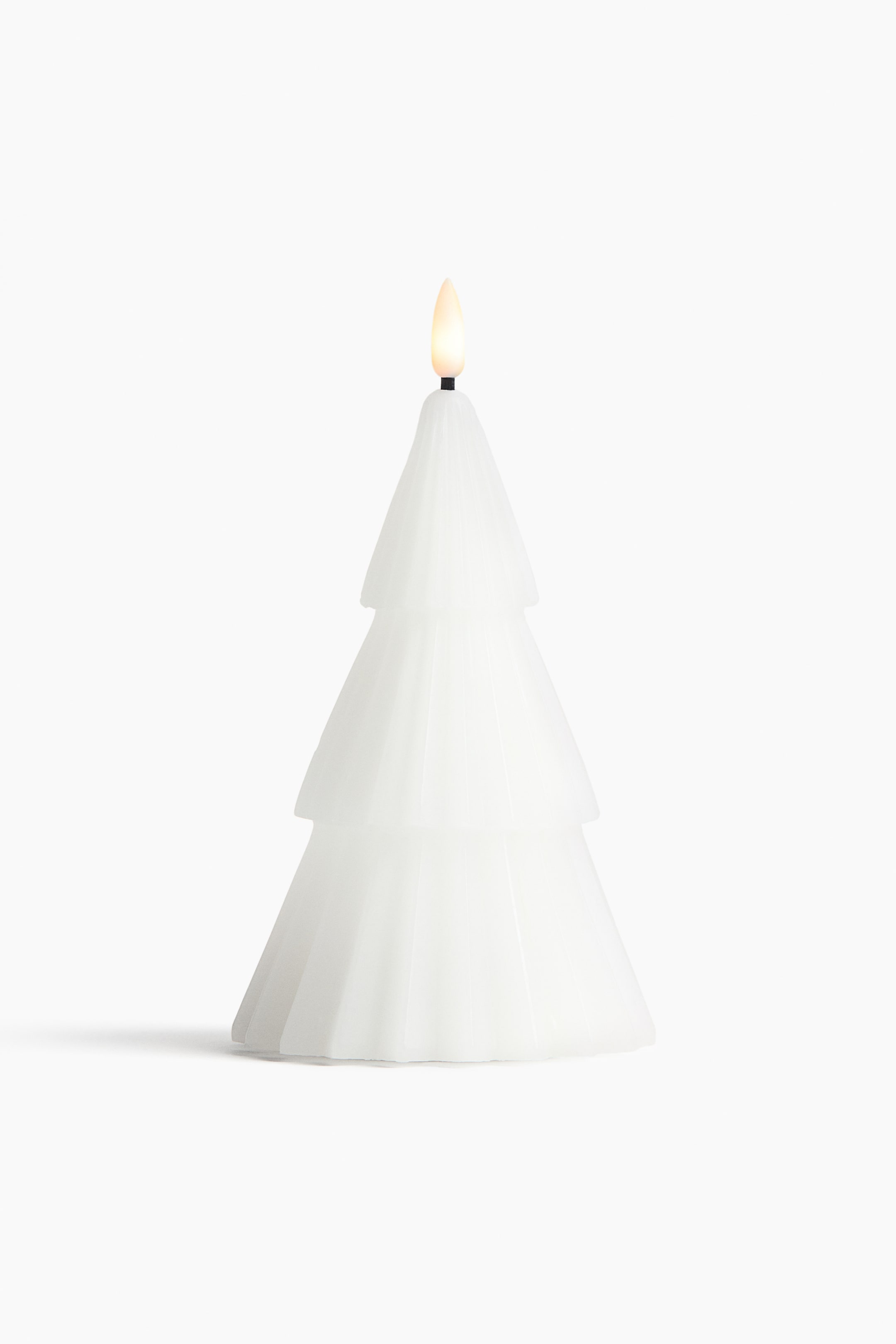 Agrandir l'image: LED spruce candle - White - Home All | H&M FR 1