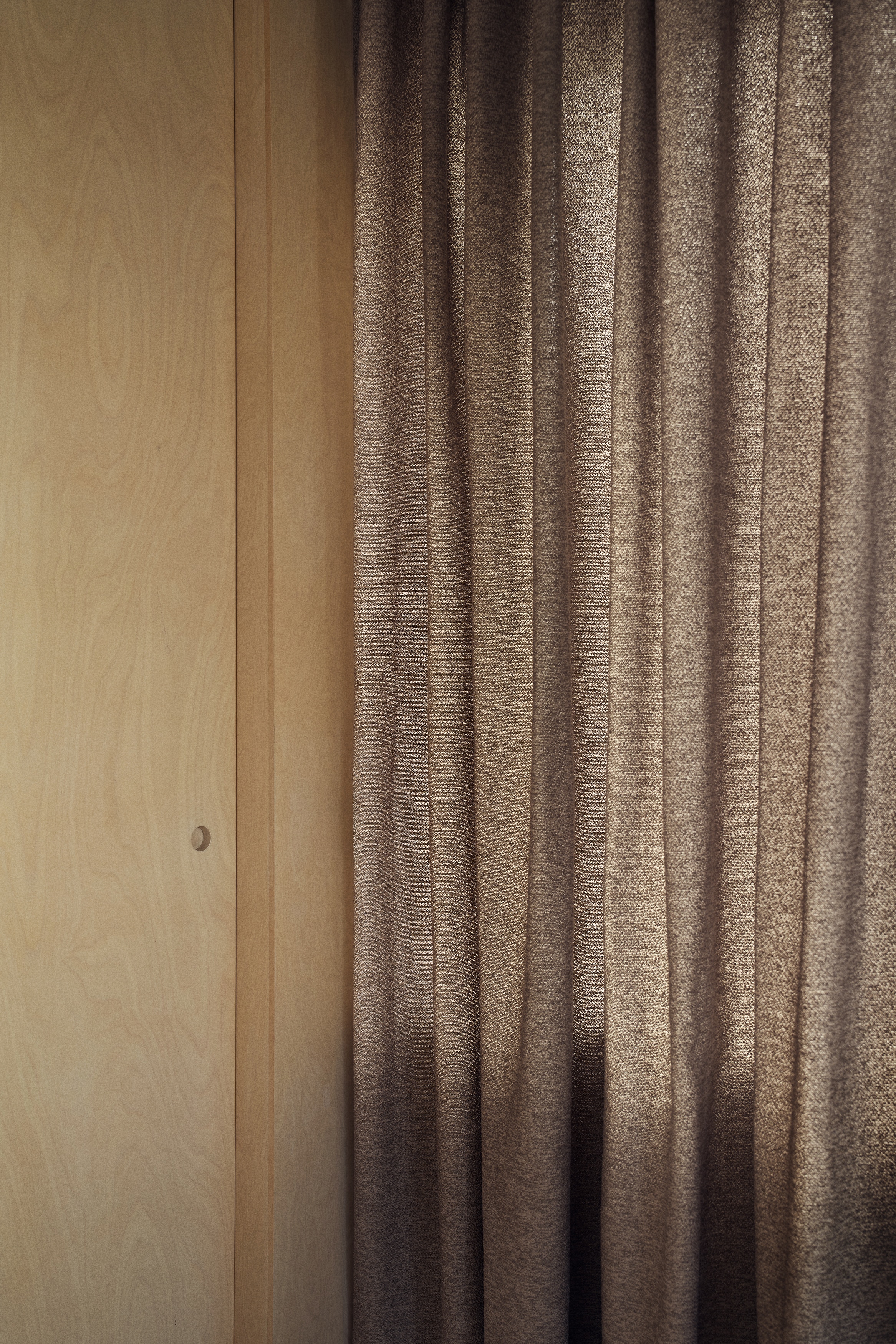 2er-Pack Vorhangschals aus Bouclé - Greige/Beige