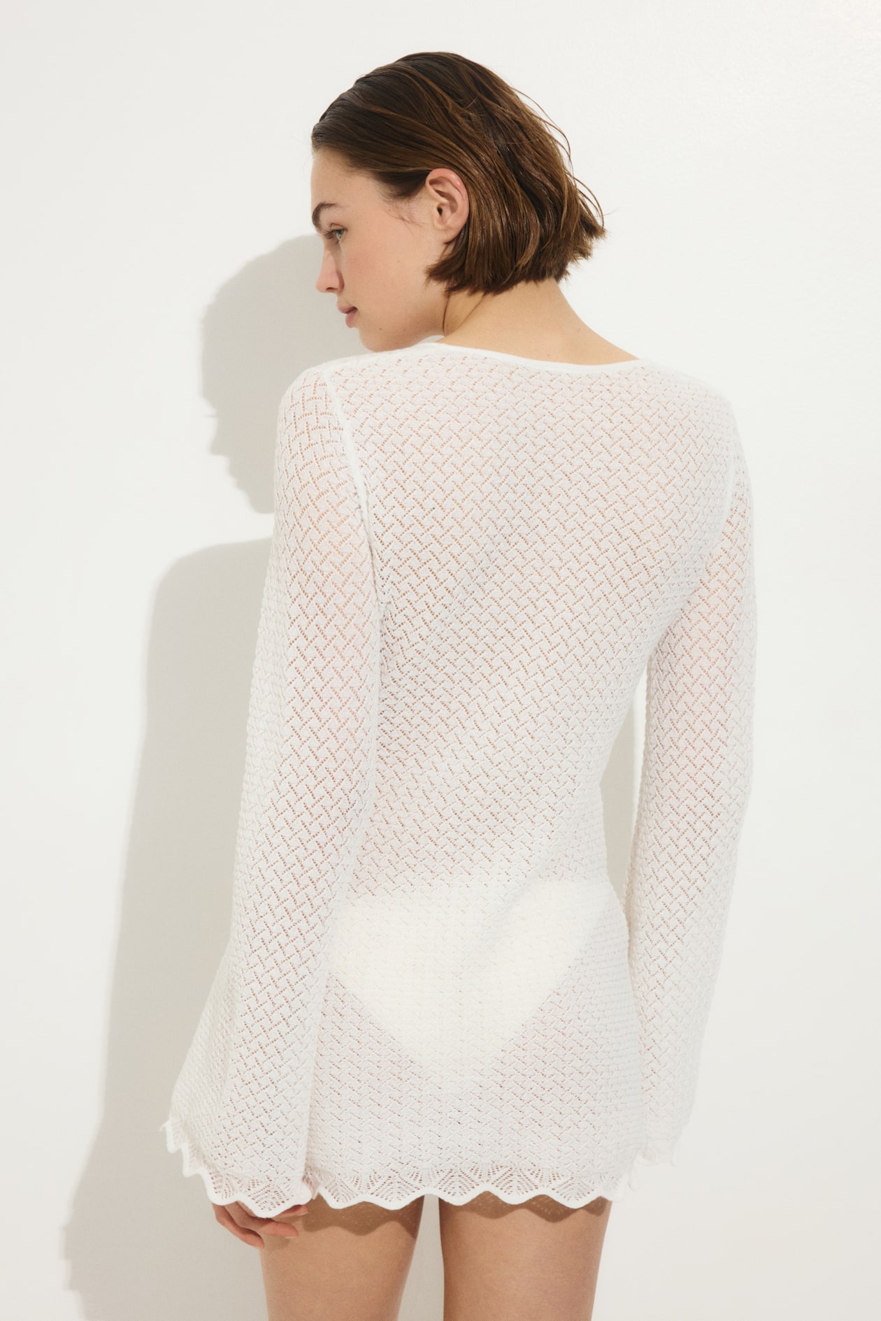 Pointelle-Knit Beach Dress - image 4