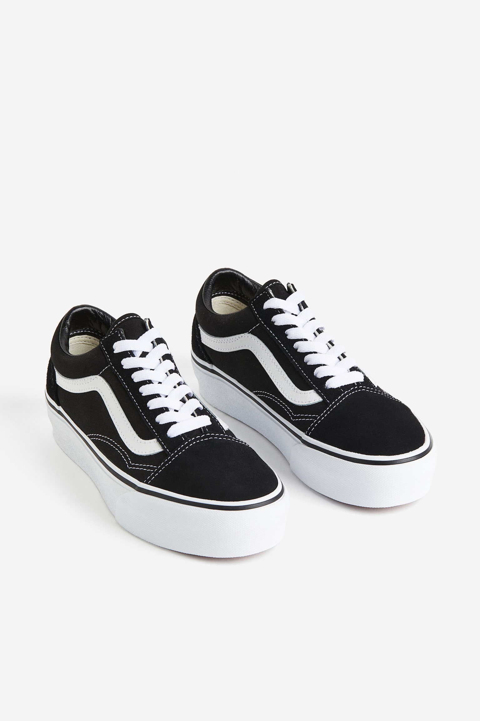 Ua Old Skool Platform - Black/white - 5