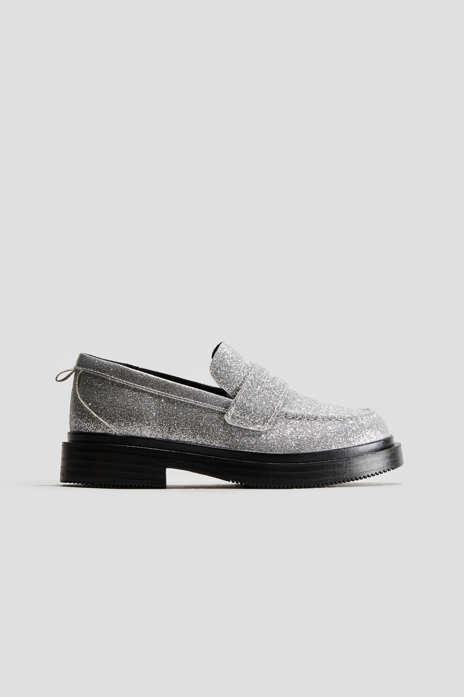 Loafers - Silver-coloured/Glitter/Black - 1